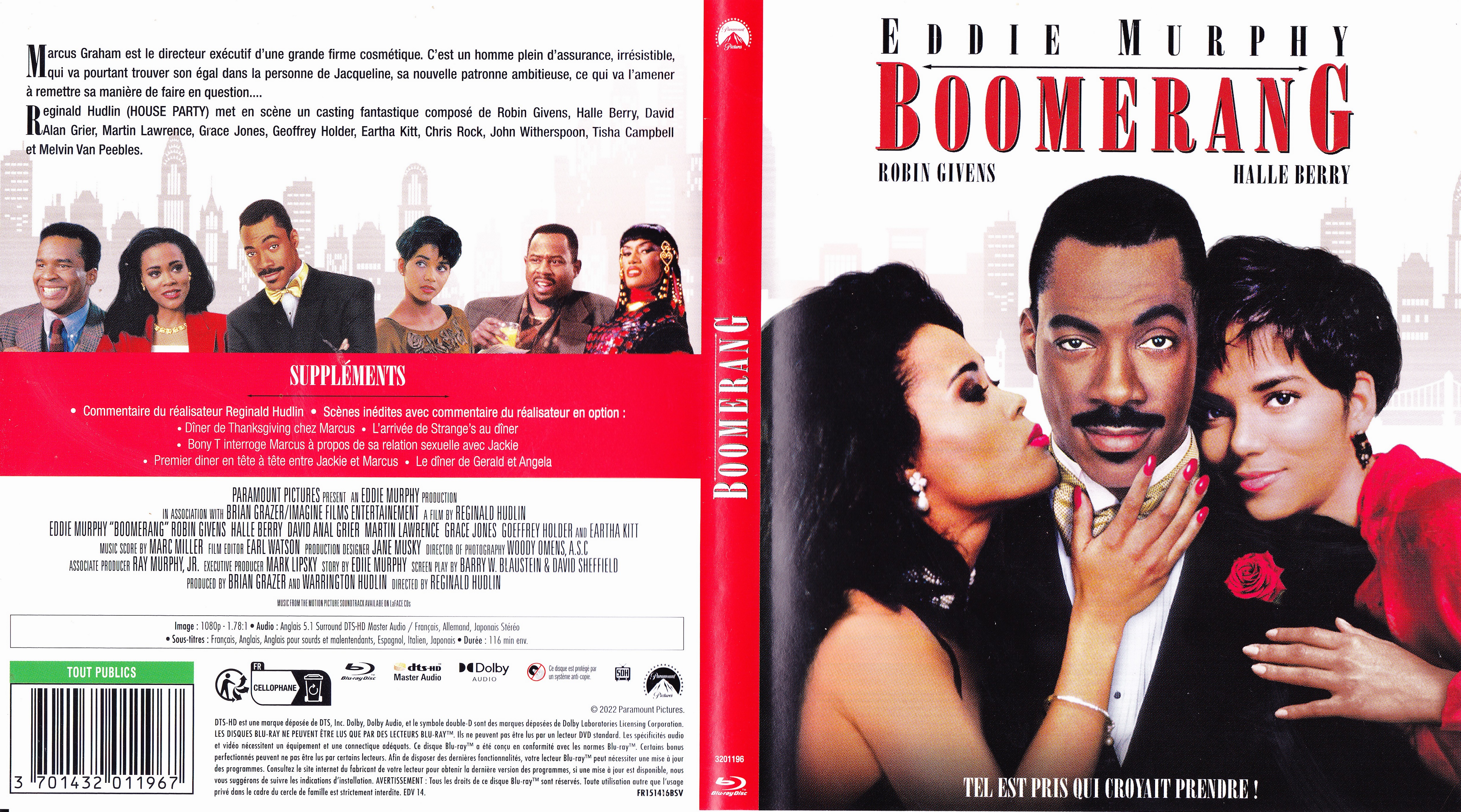 Jaquette DVD Boomerang 1992 (BLU-RAY)