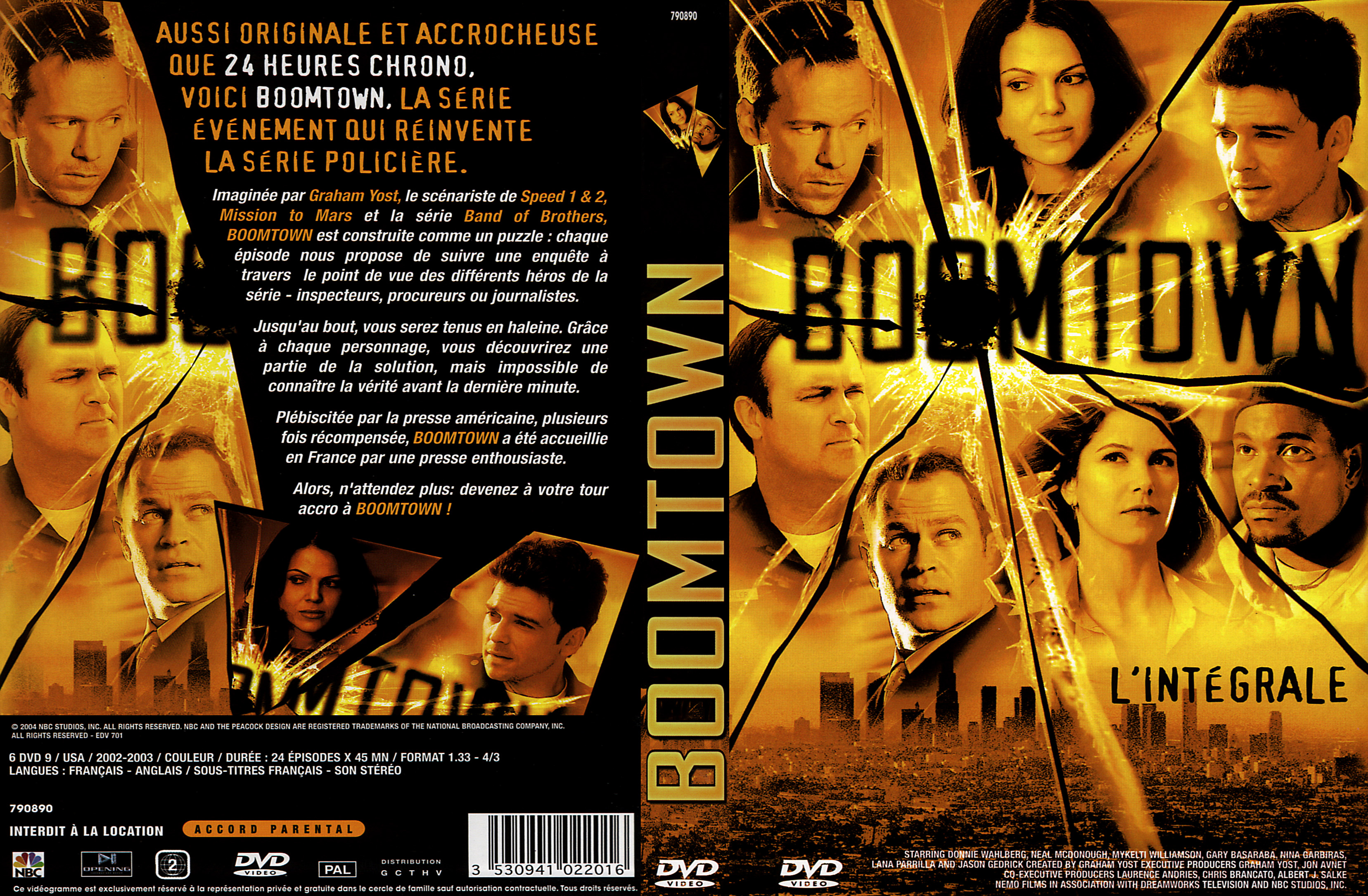 Jaquette DVD Boomtown Saison 1 COFFRET