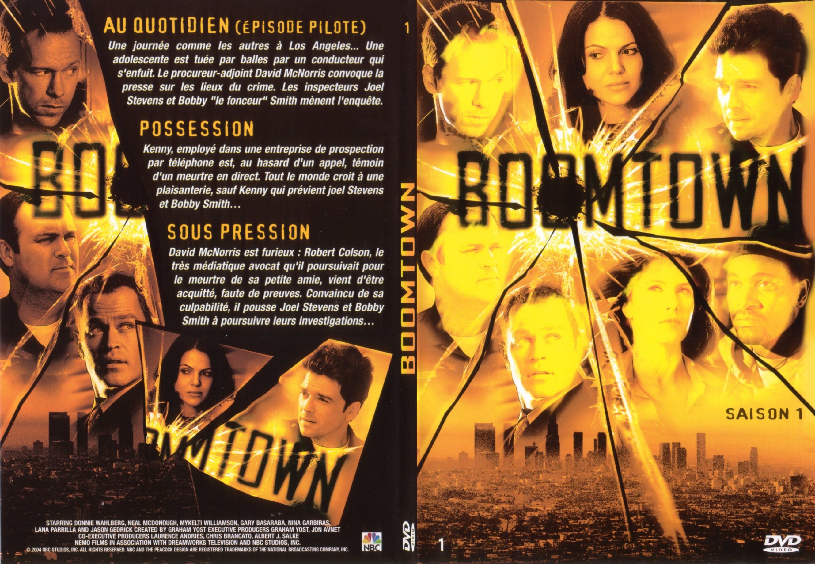 Jaquette DVD Boomtown Saison 1 DVD 1