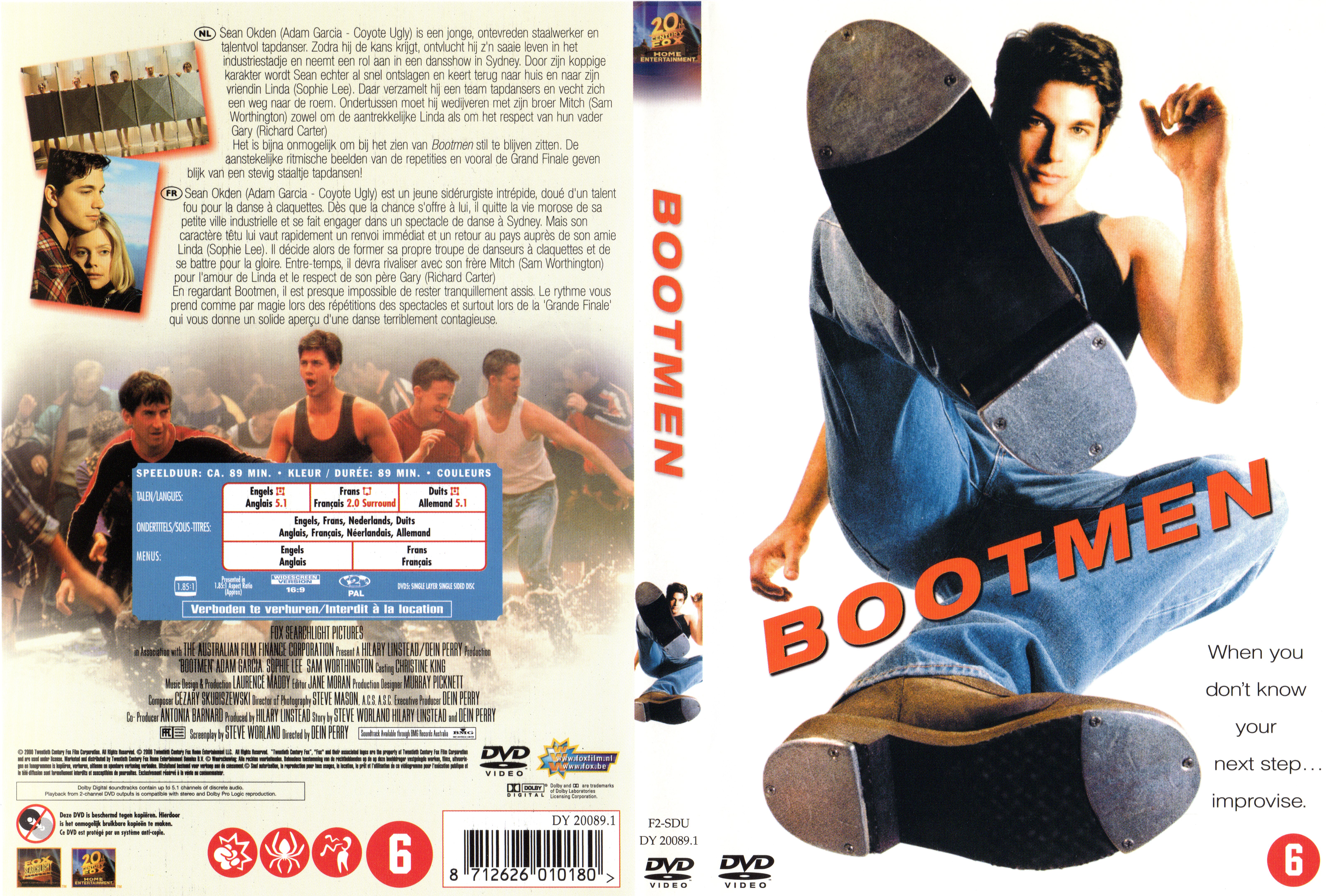 Jaquette DVD Bootmen