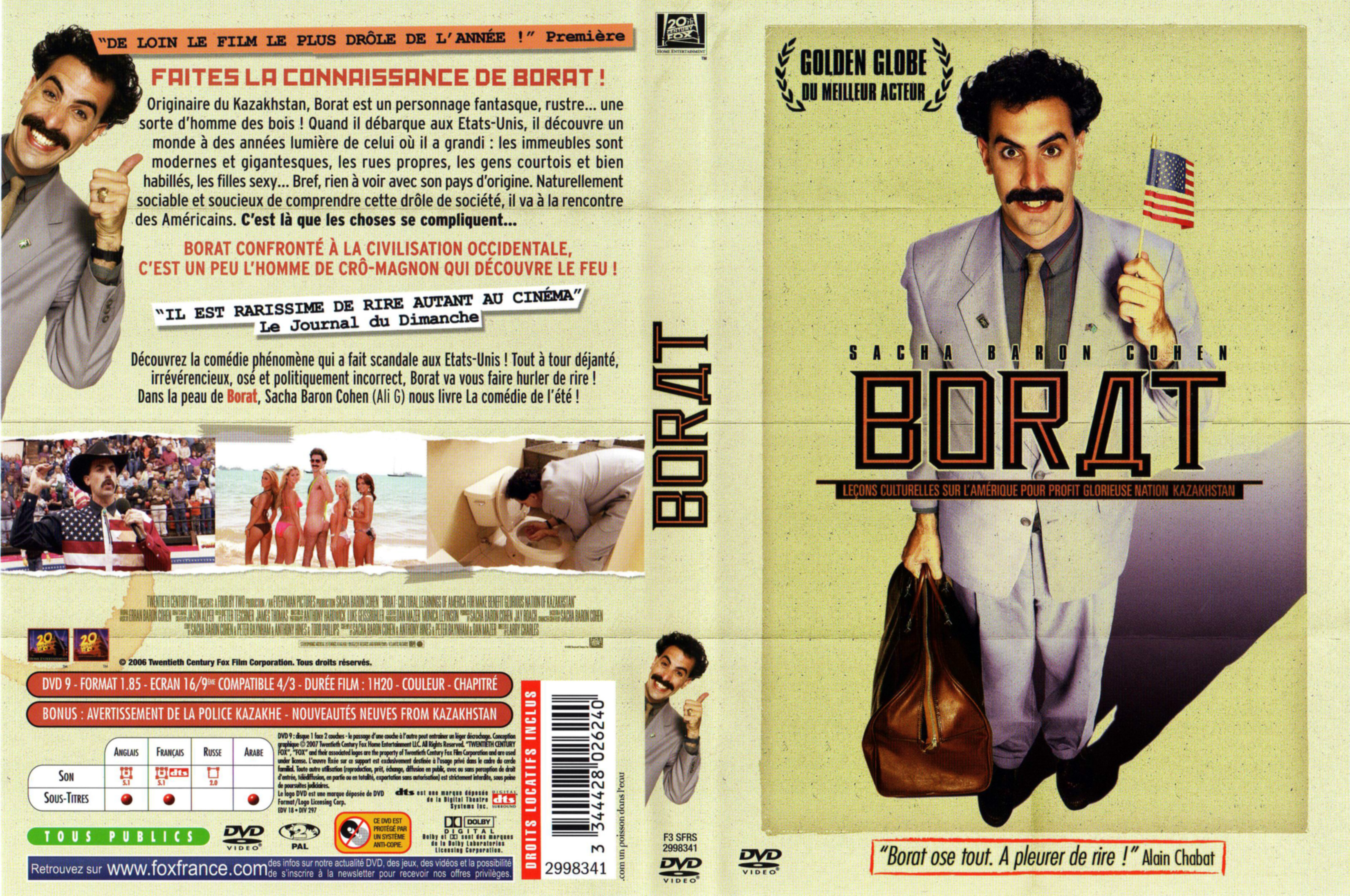 Jaquette DVD Borat