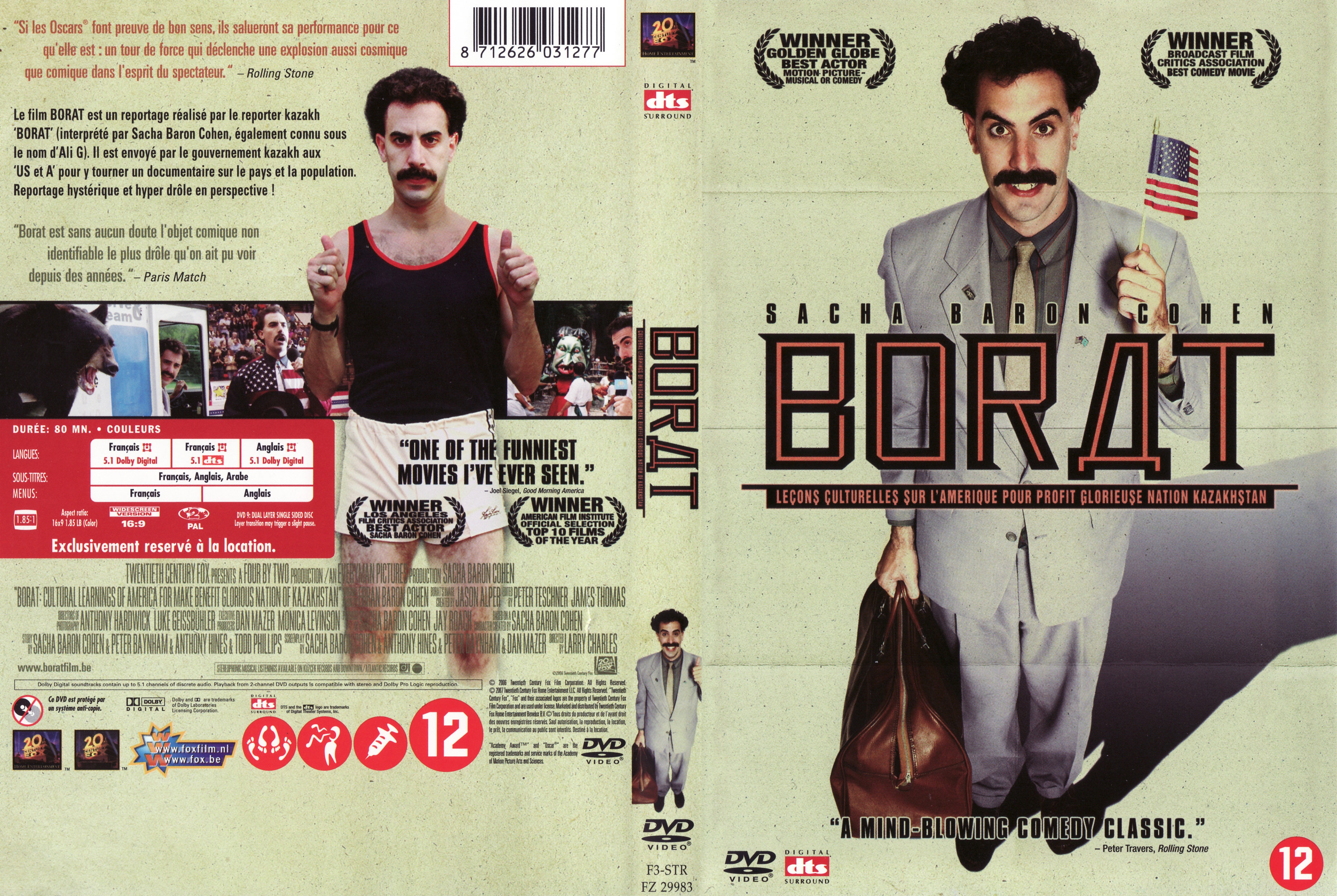 Jaquette DVD Borat v2