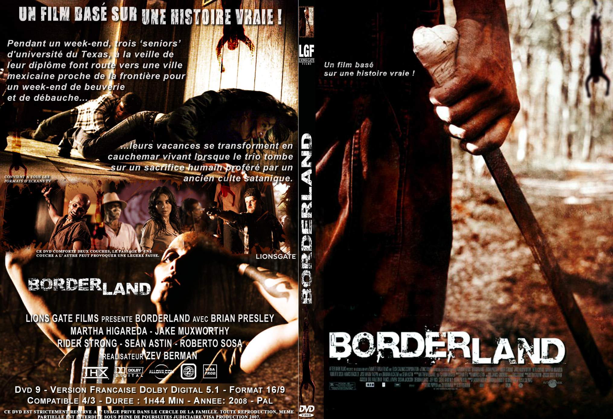Jaquette DVD Borderland - SLIM