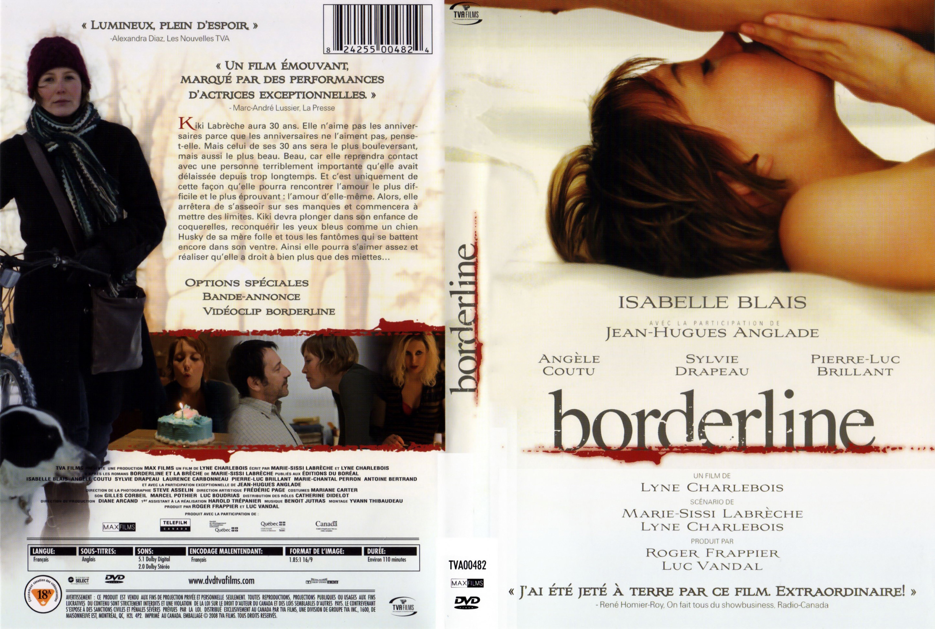 Jaquette DVD Borderline (2008)