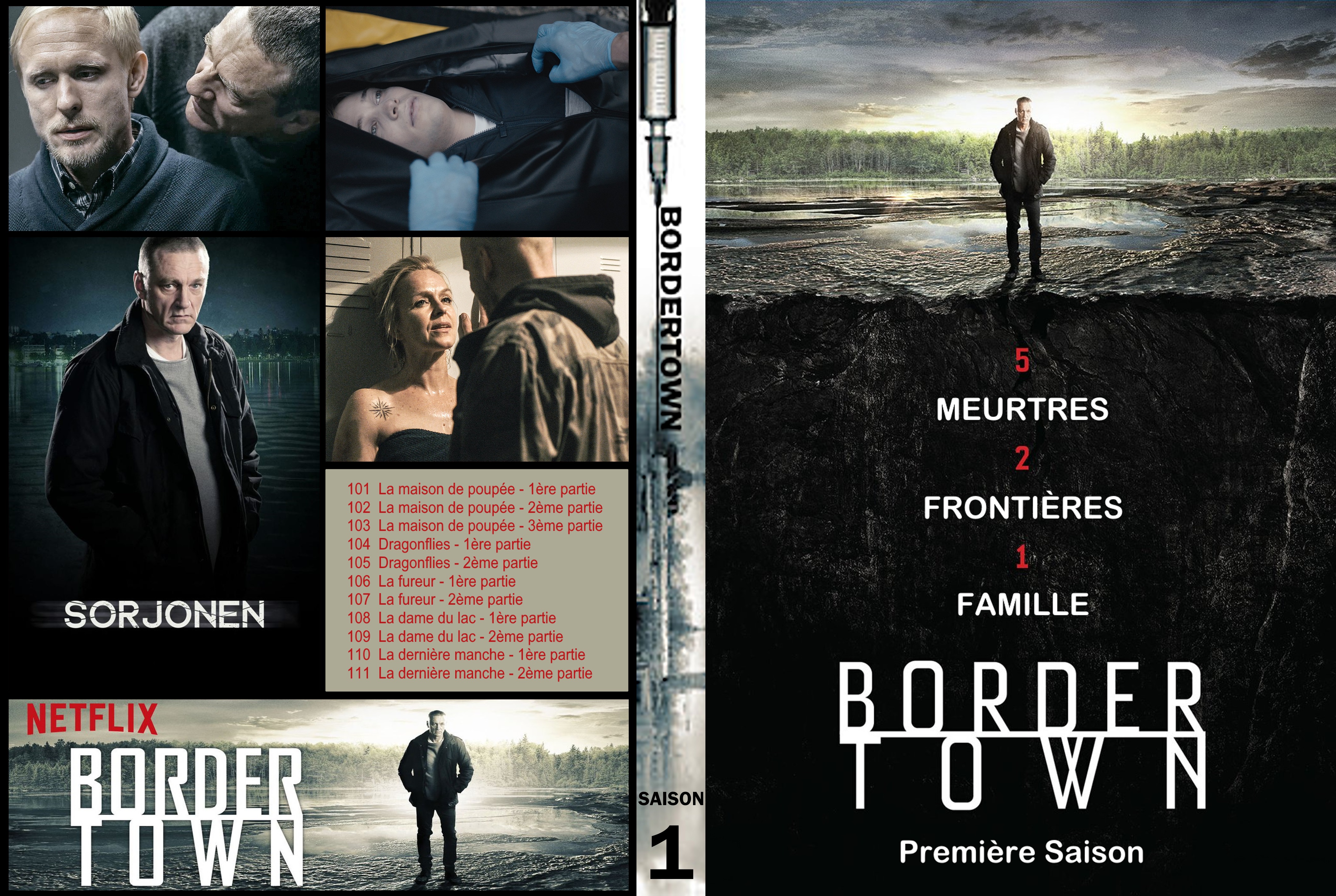 Jaquette DVD Bordertown Saison 01 custom