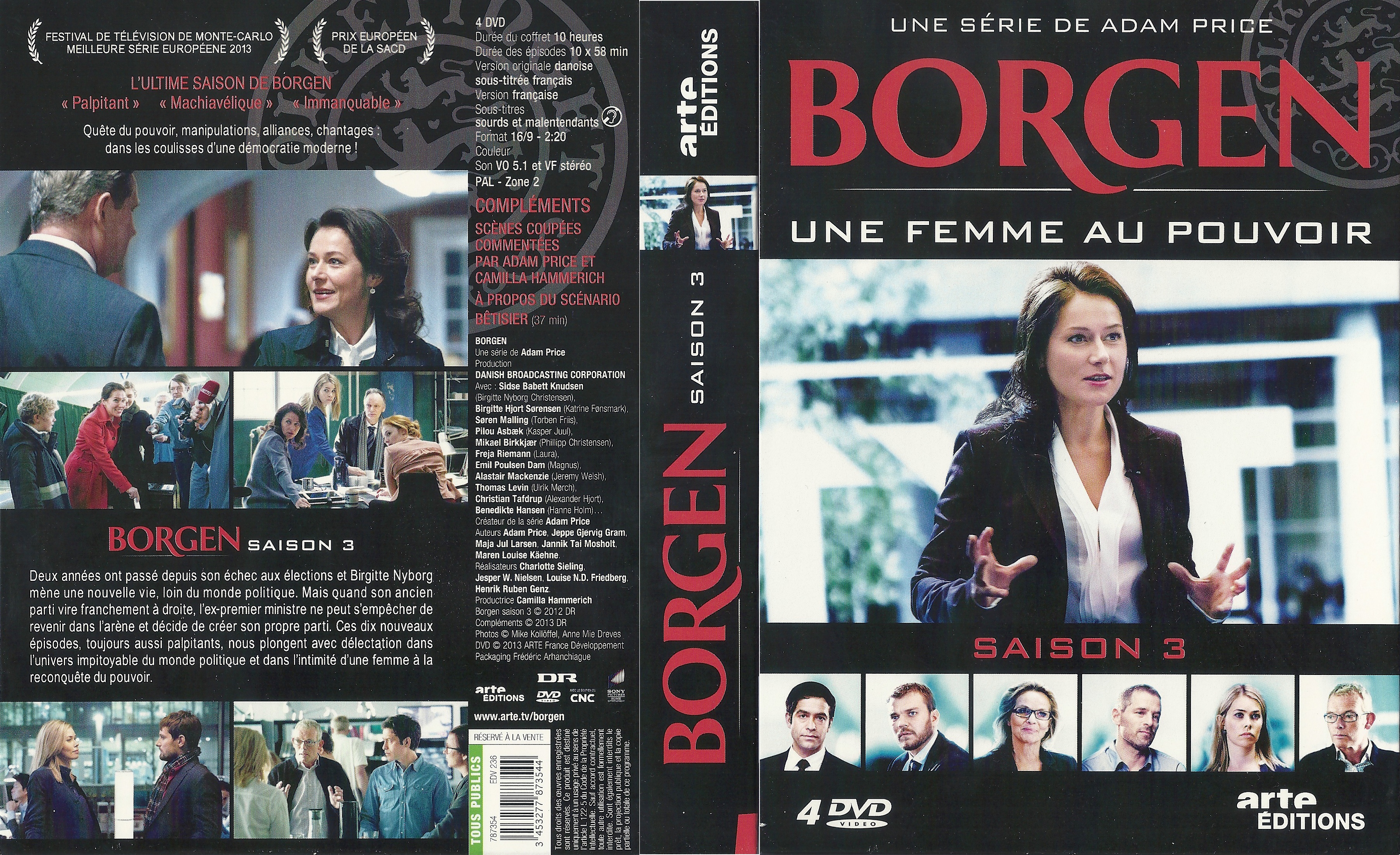 Jaquette DVD Borgen Saison 3