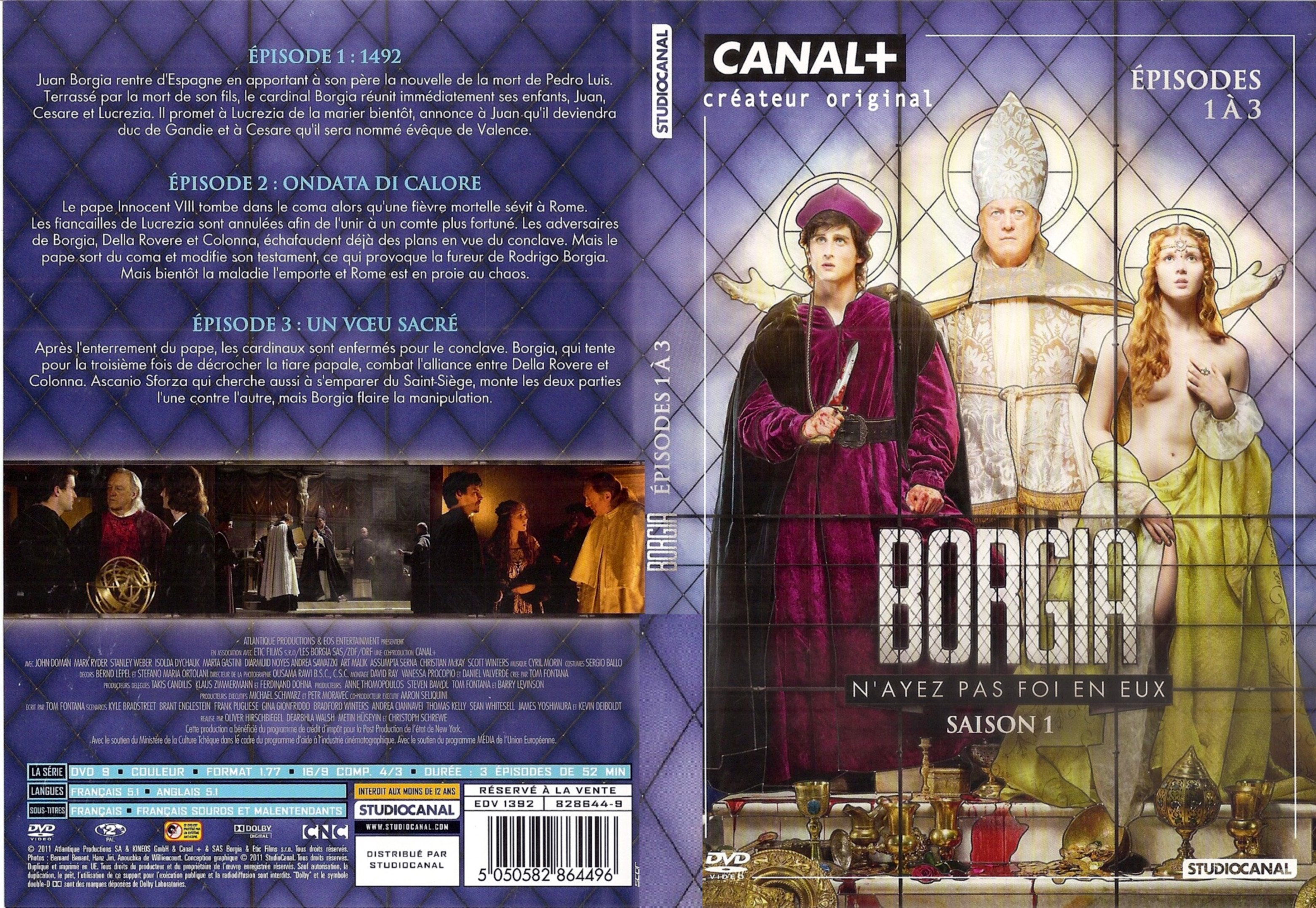 Jaquette DVD Borgia Saison 1 DVD 1
