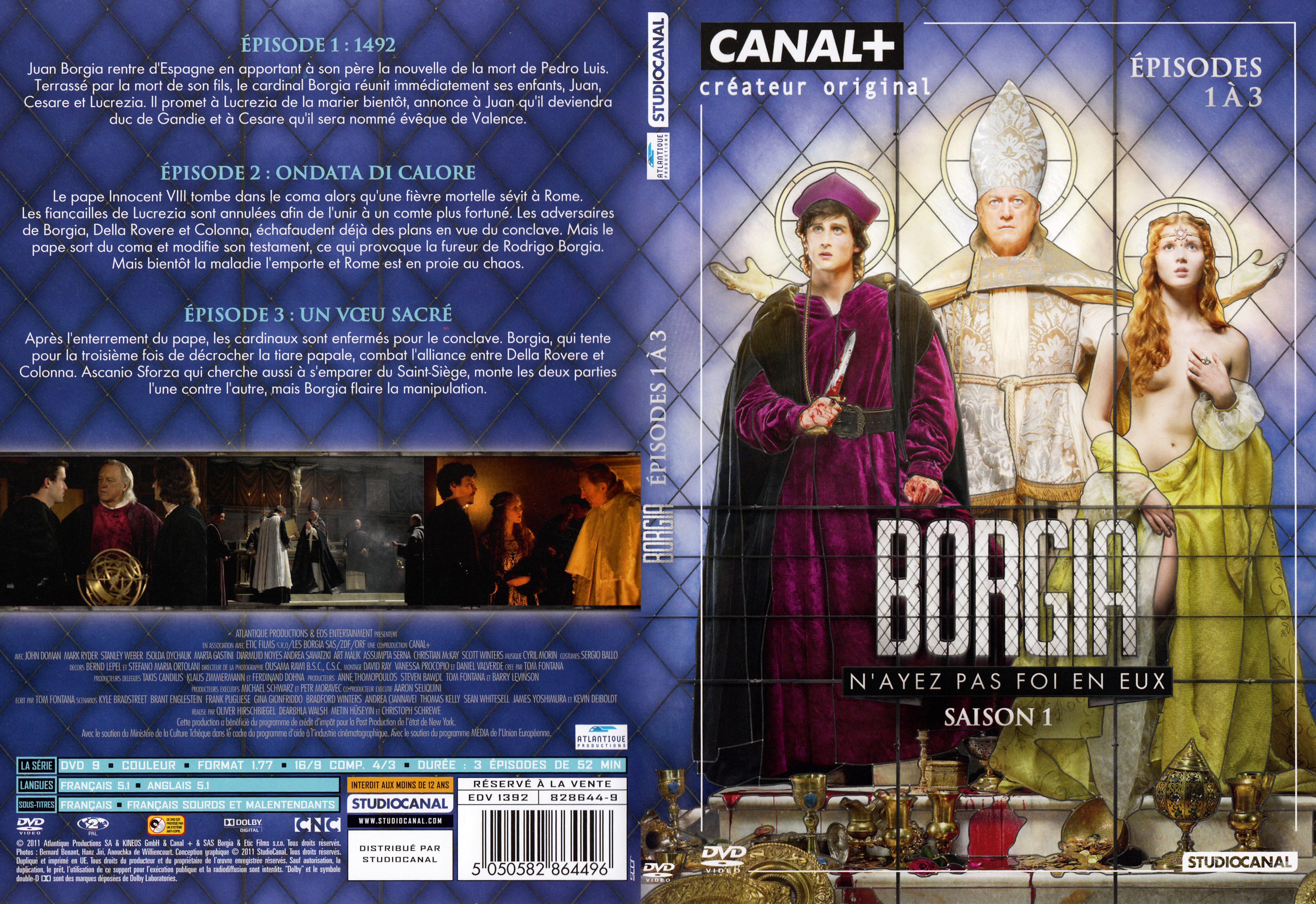 Jaquette DVD Borgia Saison 1 DVD 1 v2