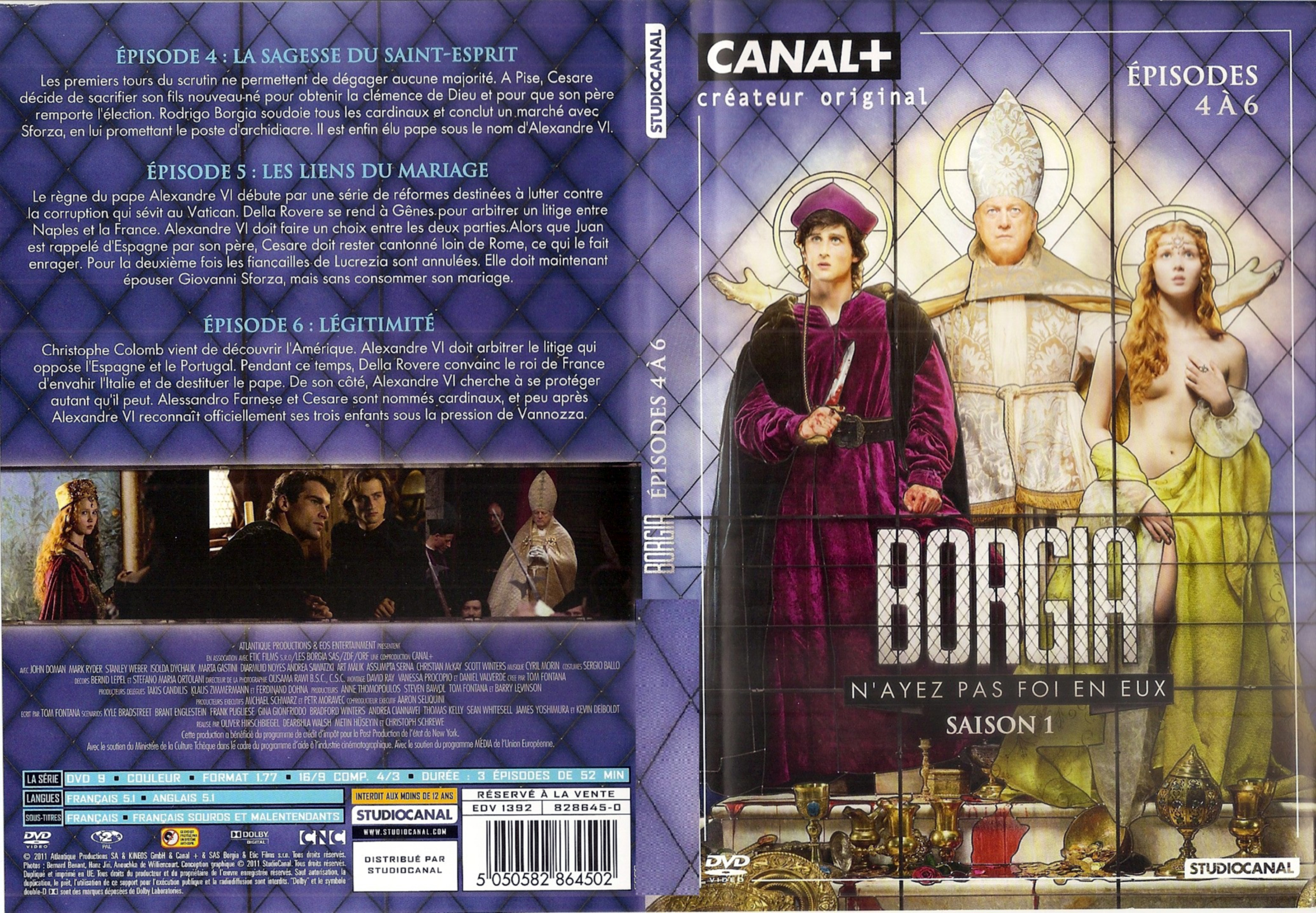 Jaquette DVD Borgia Saison 1 DVD 2