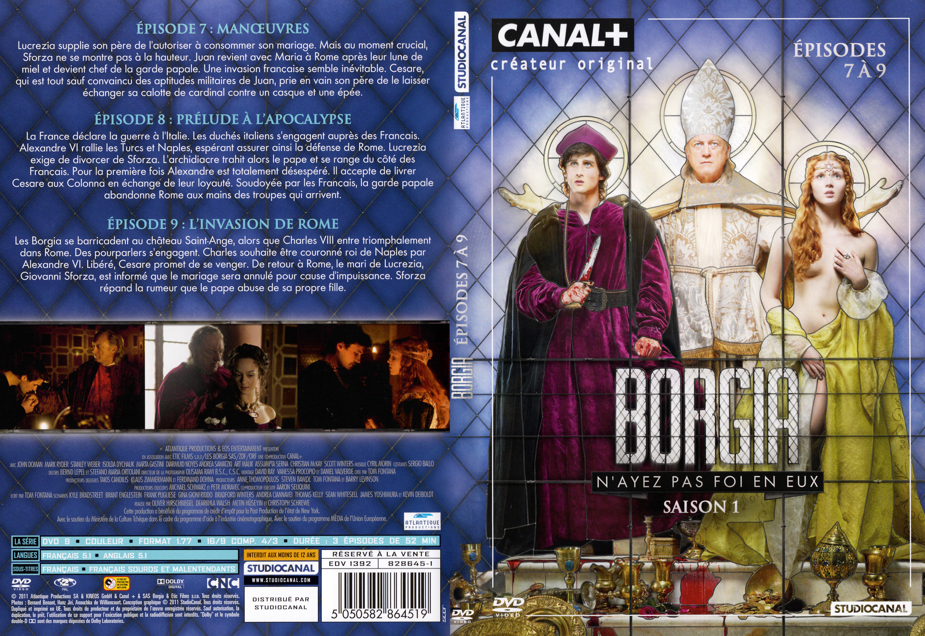 Jaquette DVD Borgia Saison 1 DVD 3 v2