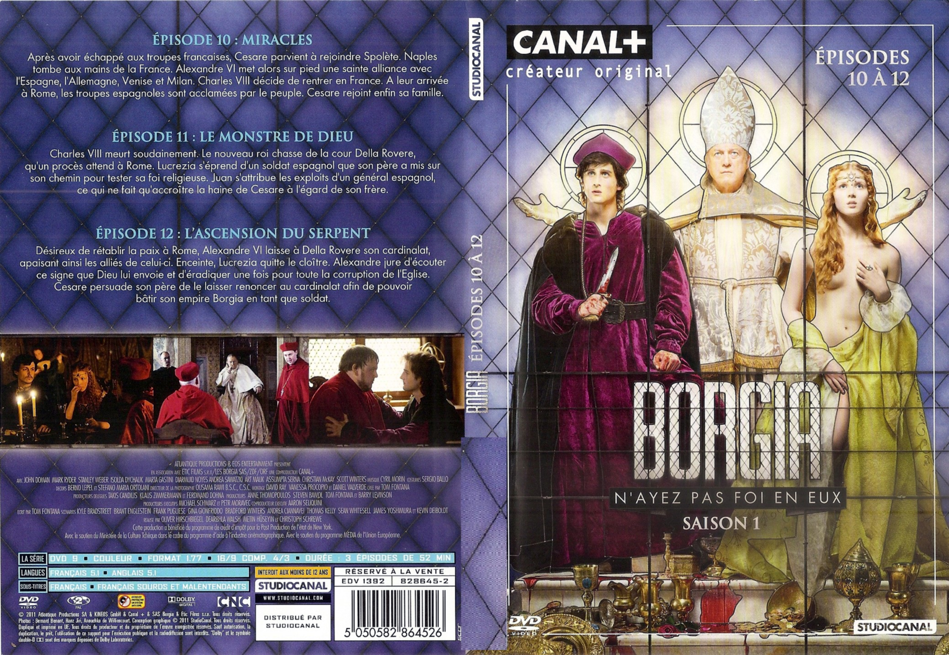 Jaquette DVD Borgia Saison 1 DVD 4