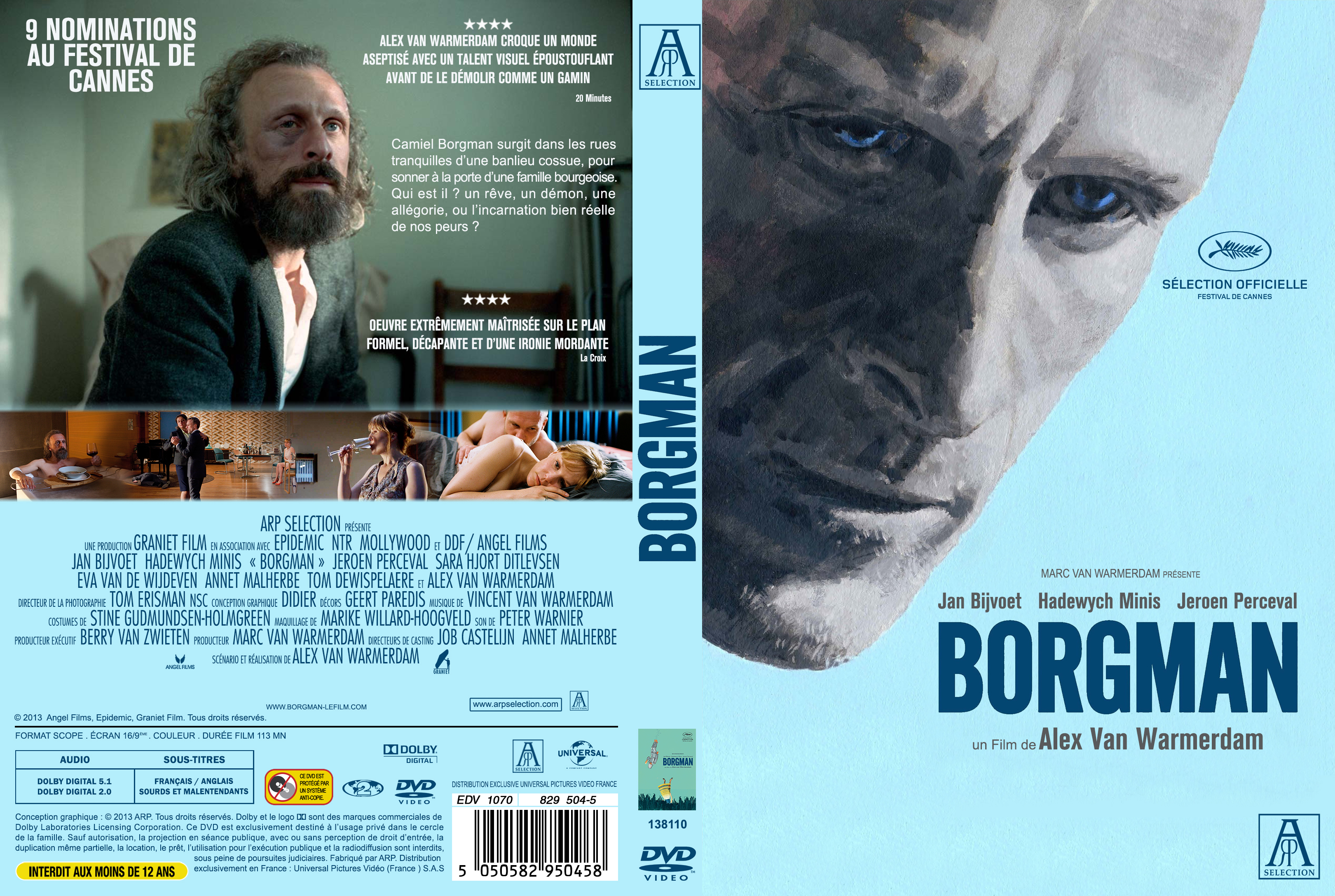 Jaquette DVD Borgman (2013) custom