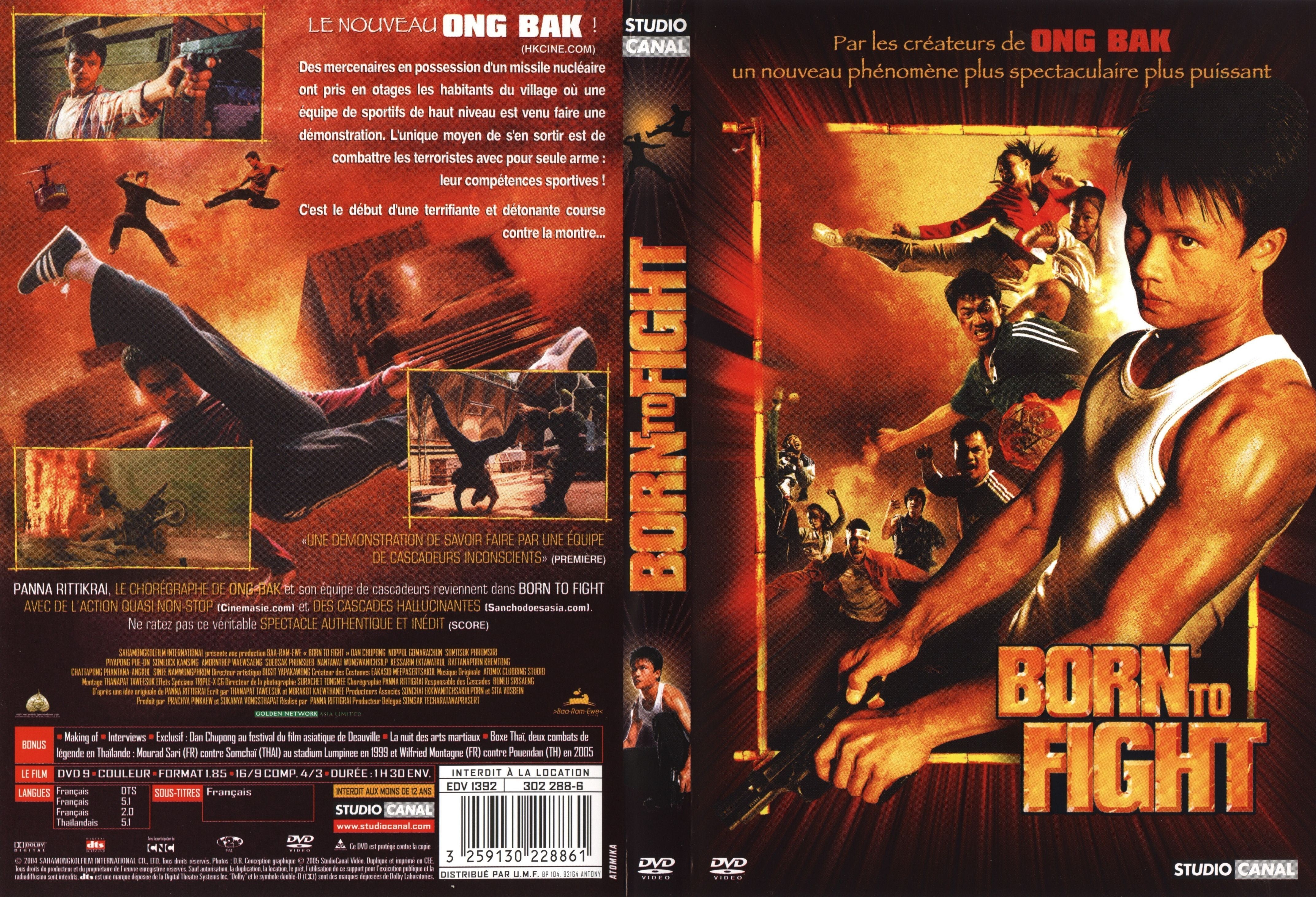 Jaquette DVD Born to fight