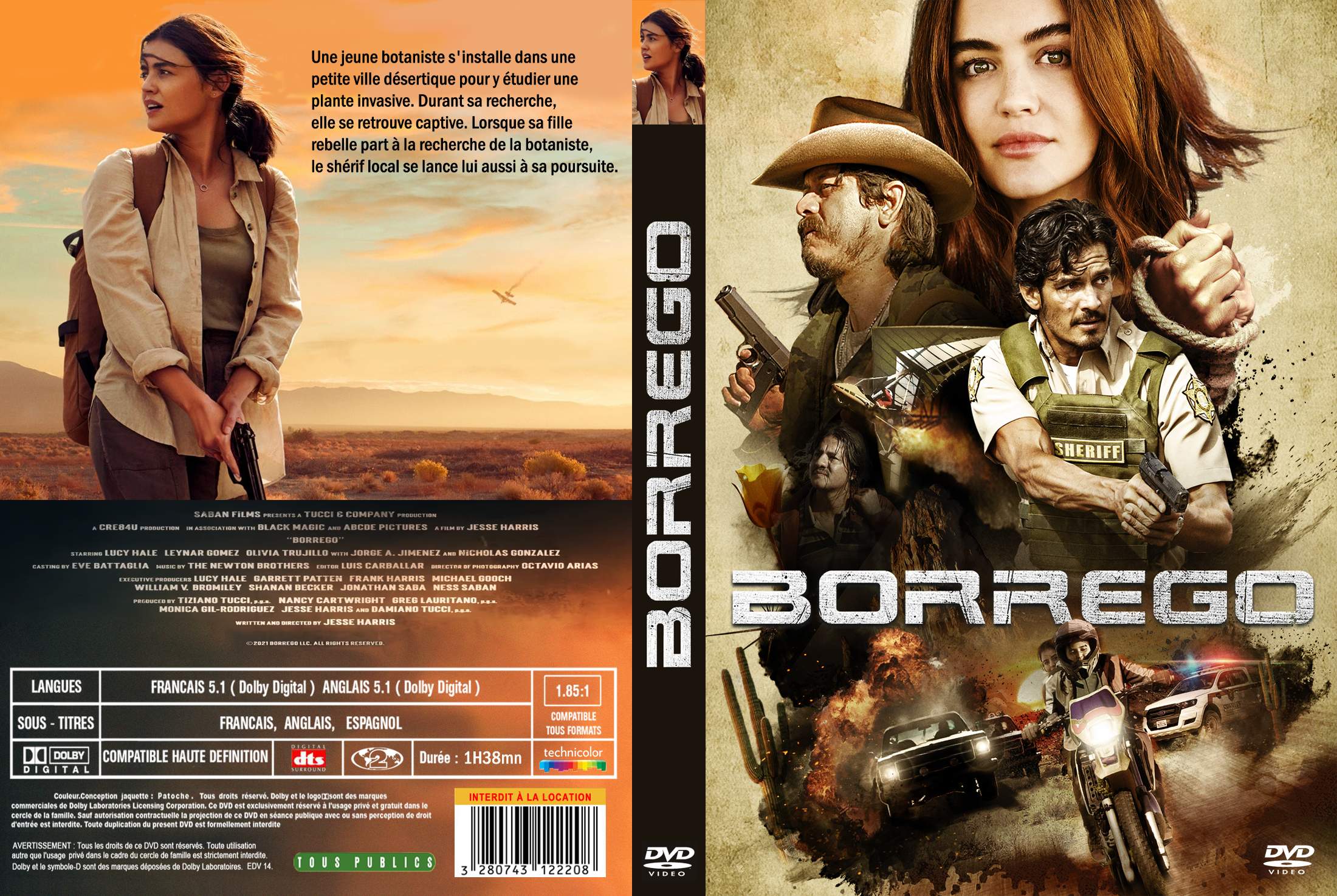 Jaquette DVD Borrego custom