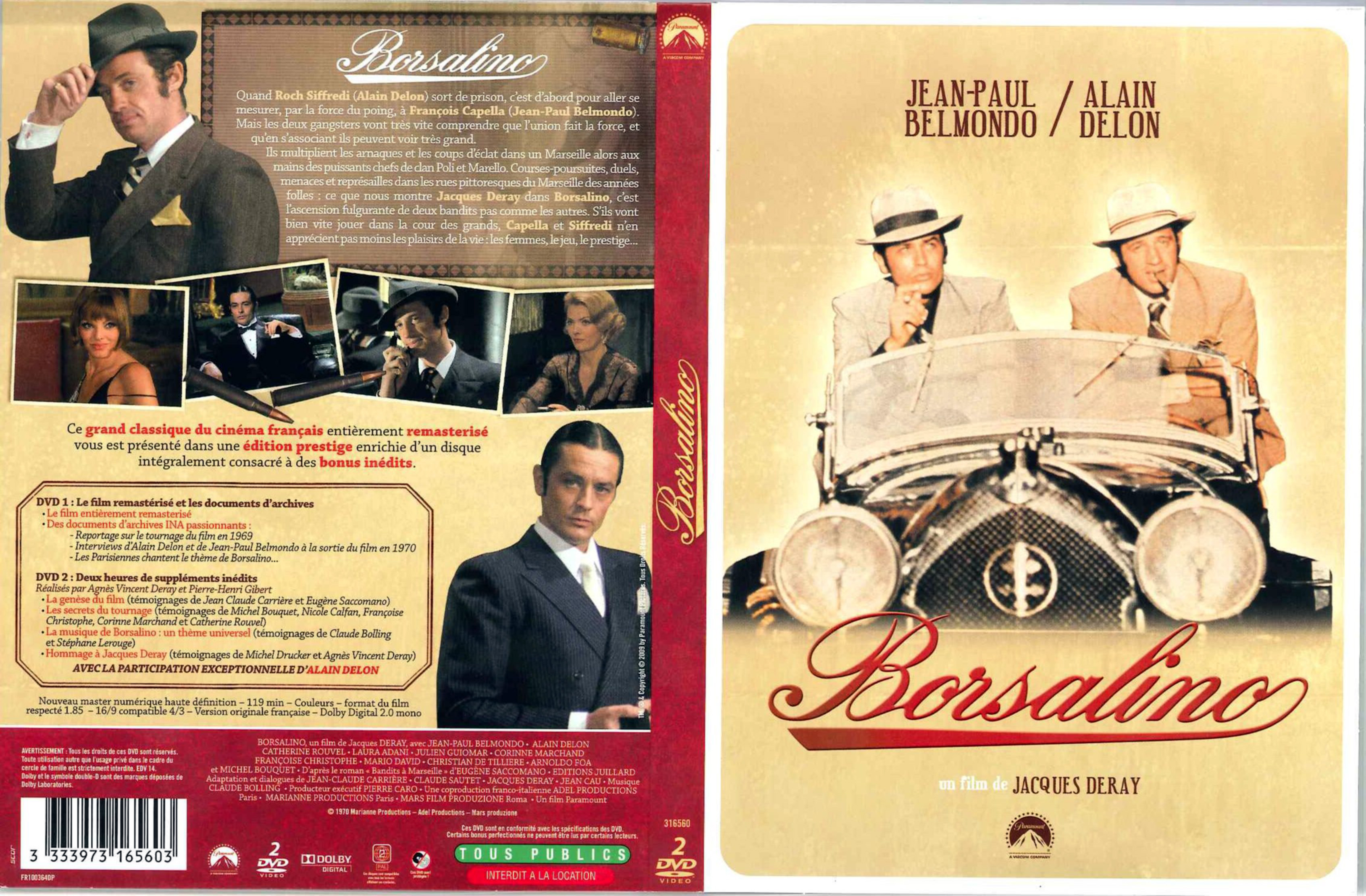 Jaquette DVD Borsalino