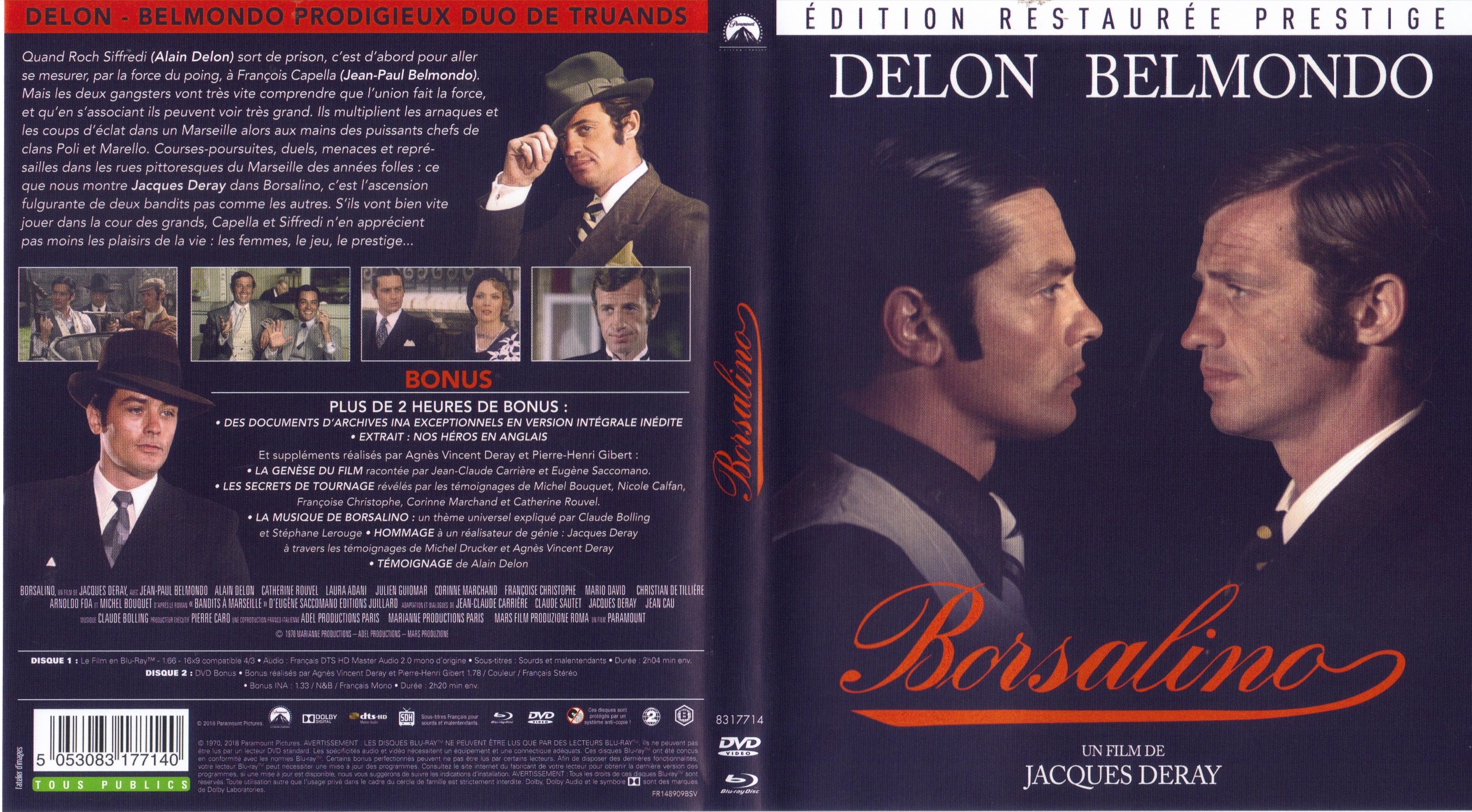 Jaquette DVD Borsalino (BLU-RAY)