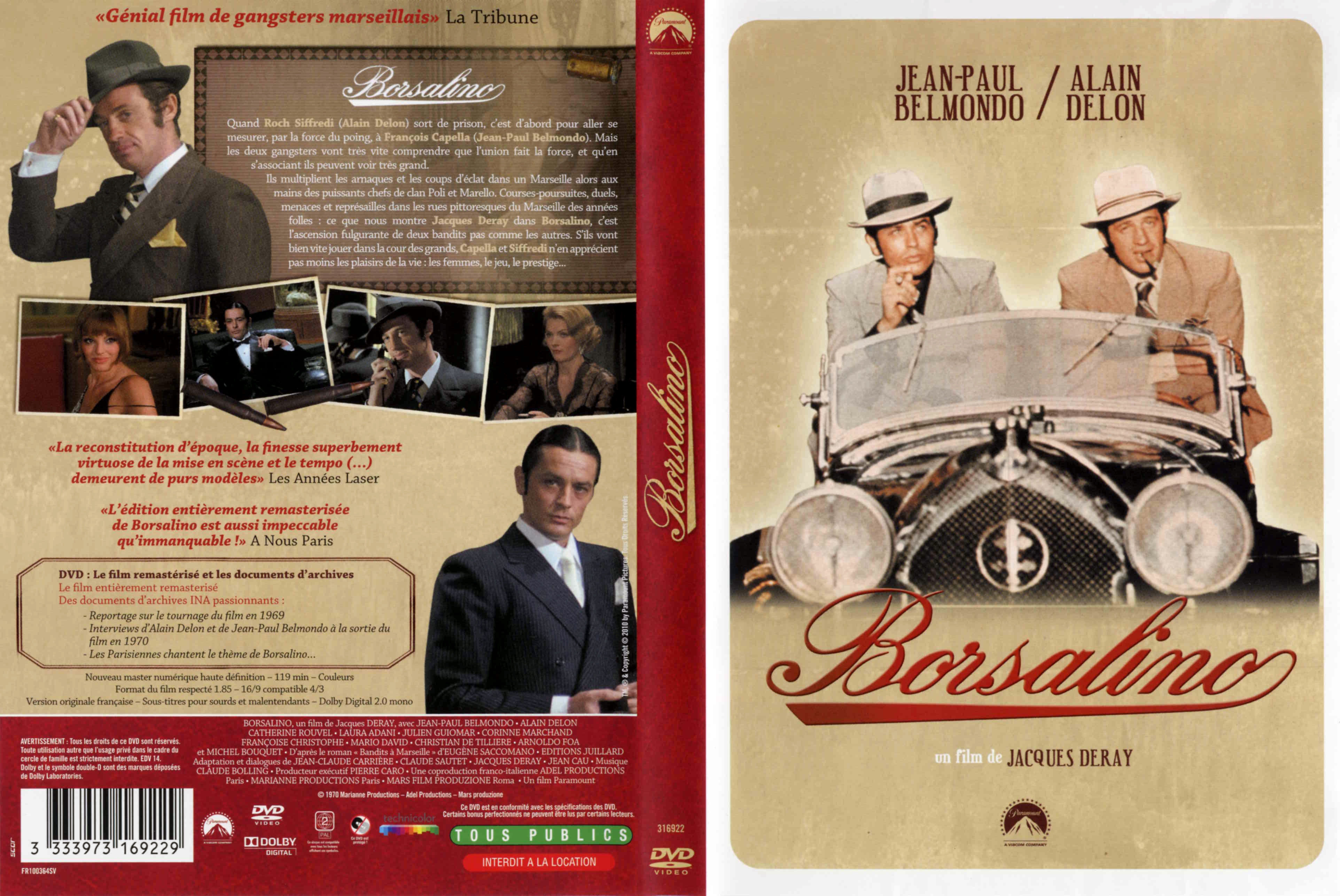 Jaquette DVD Borsalino v2
