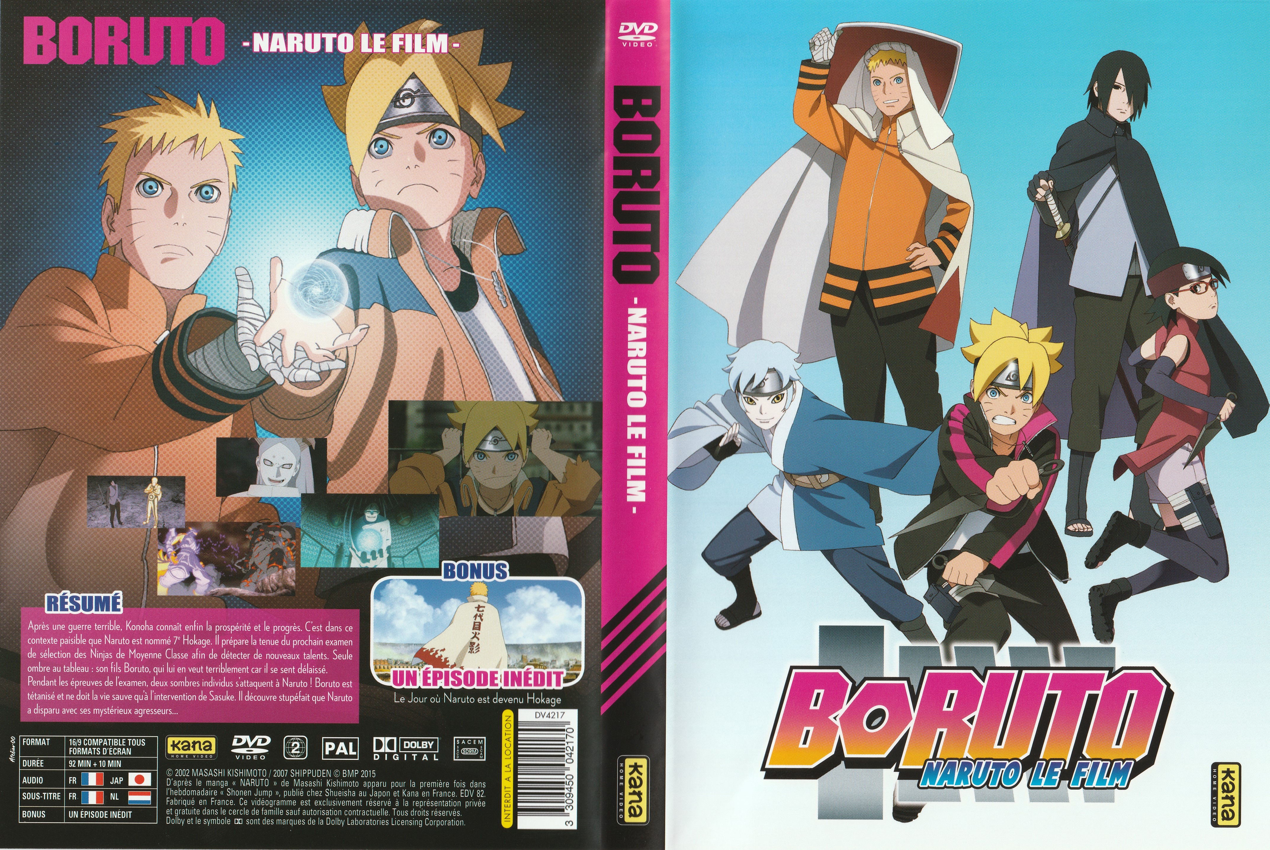 Jaquette DVD Boruto