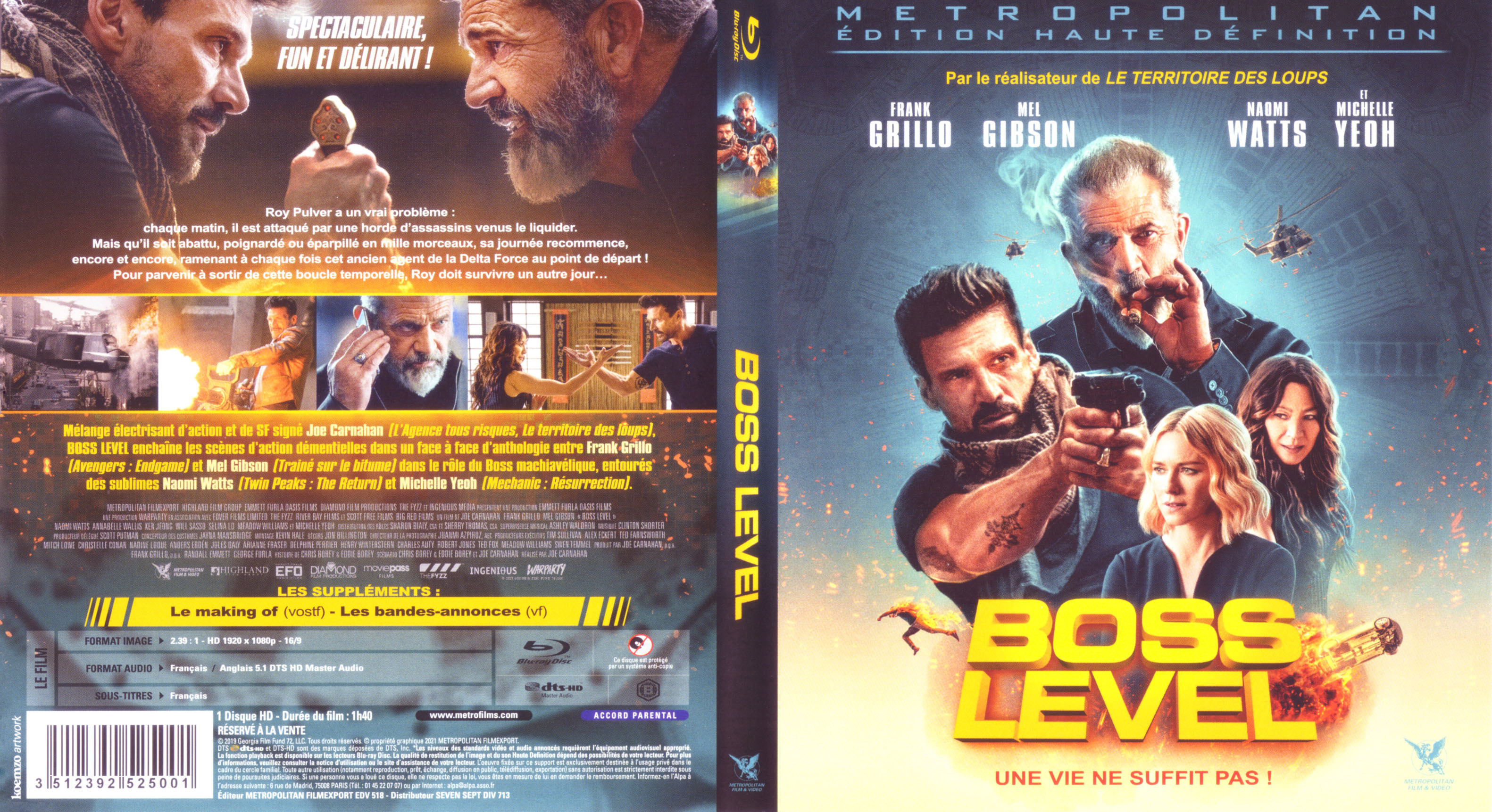 Jaquette DVD Boss level (BLU-RAY)