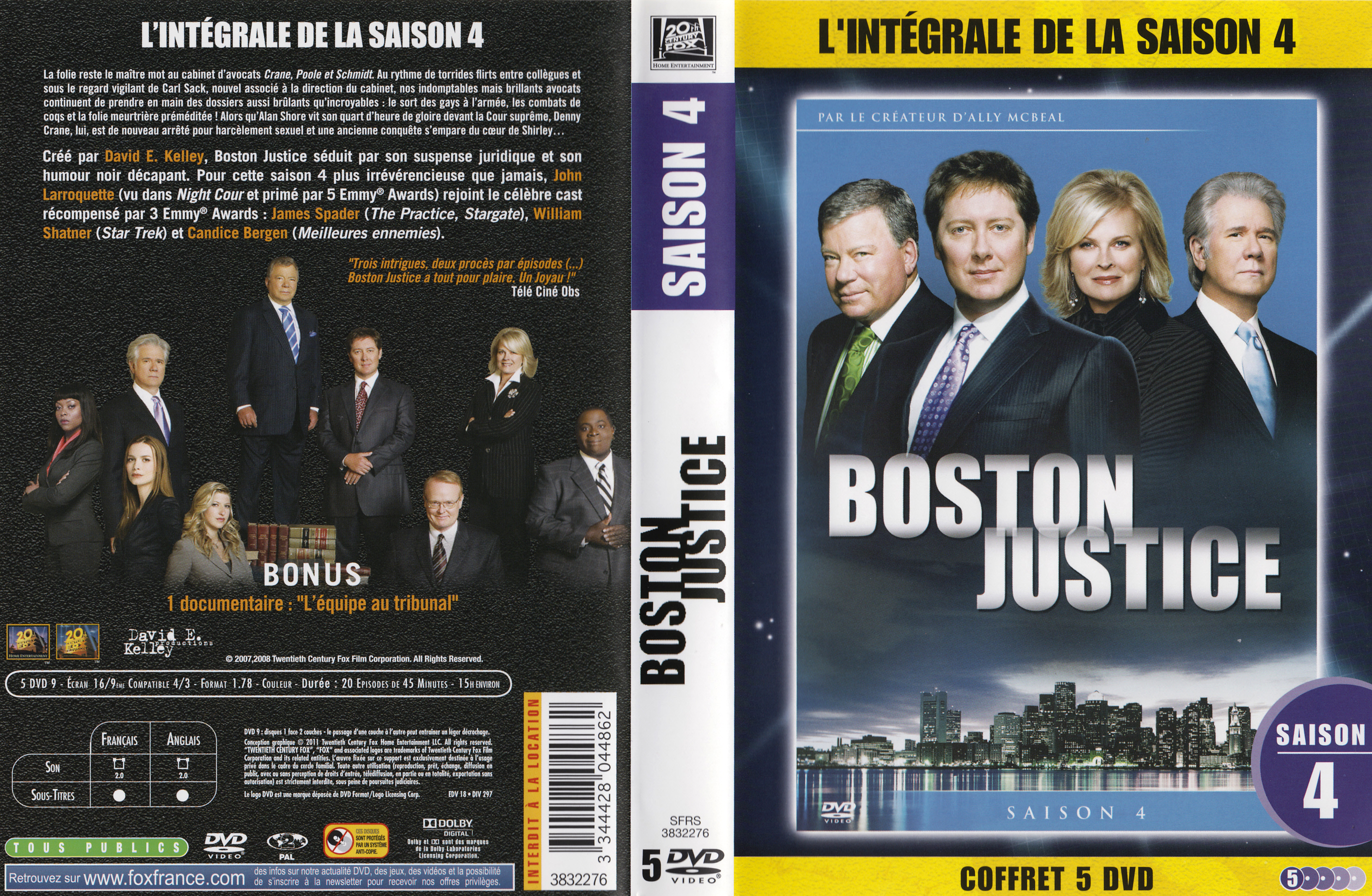 Jaquette DVD Boston justice Saison 4 COFFRET v2