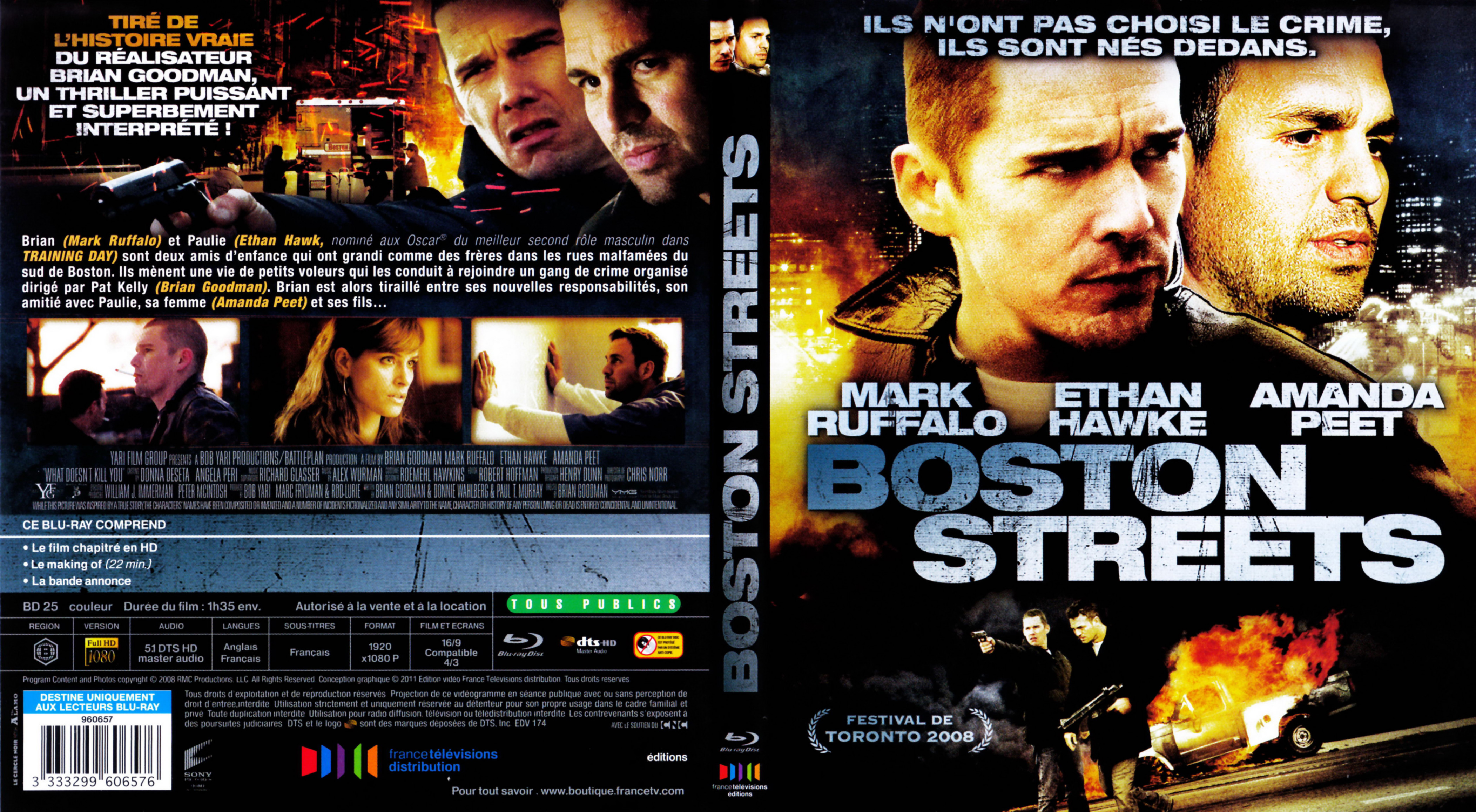 Jaquette DVD Boston streets (BLU-RAY)