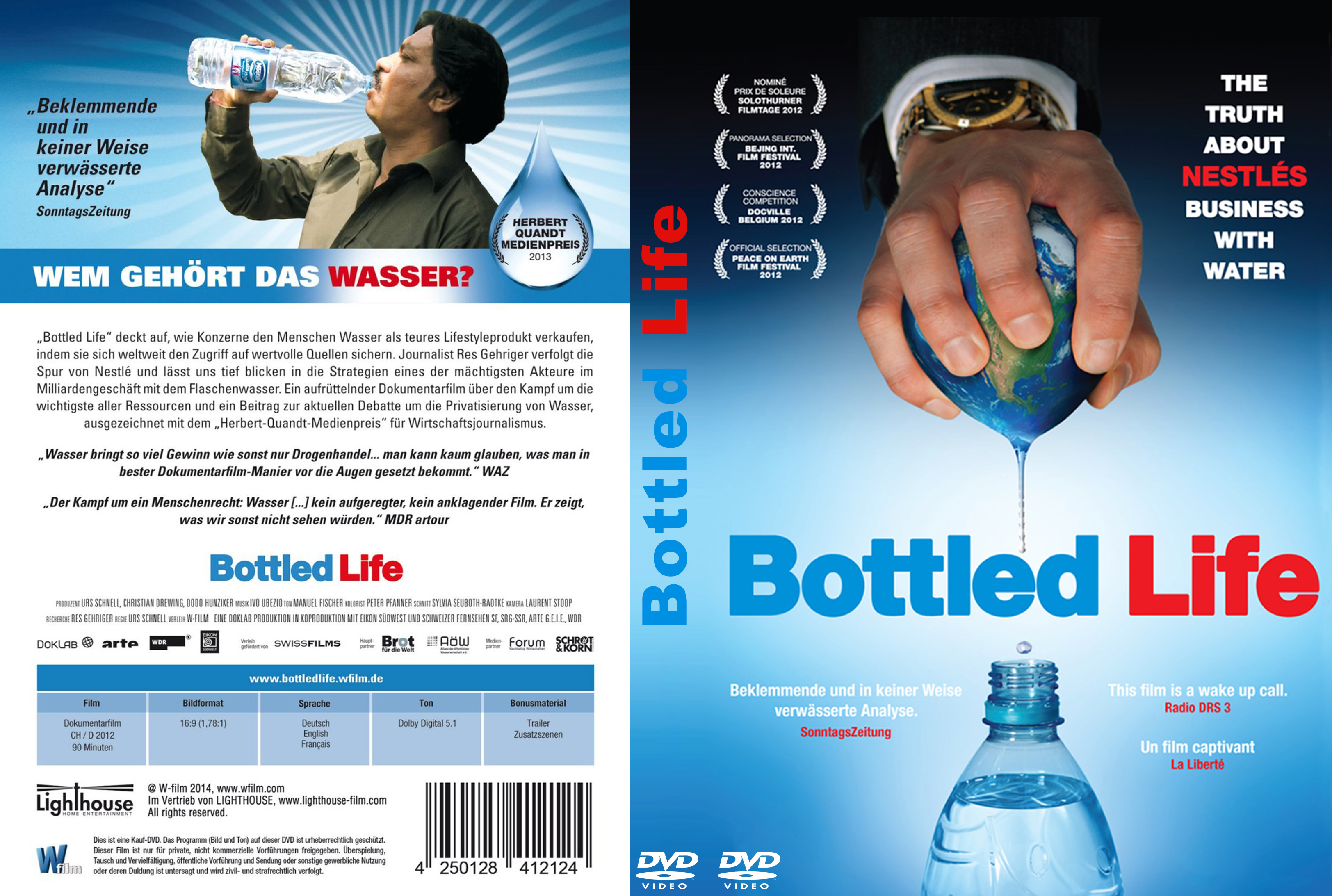 Jaquette DVD Bottled life custom