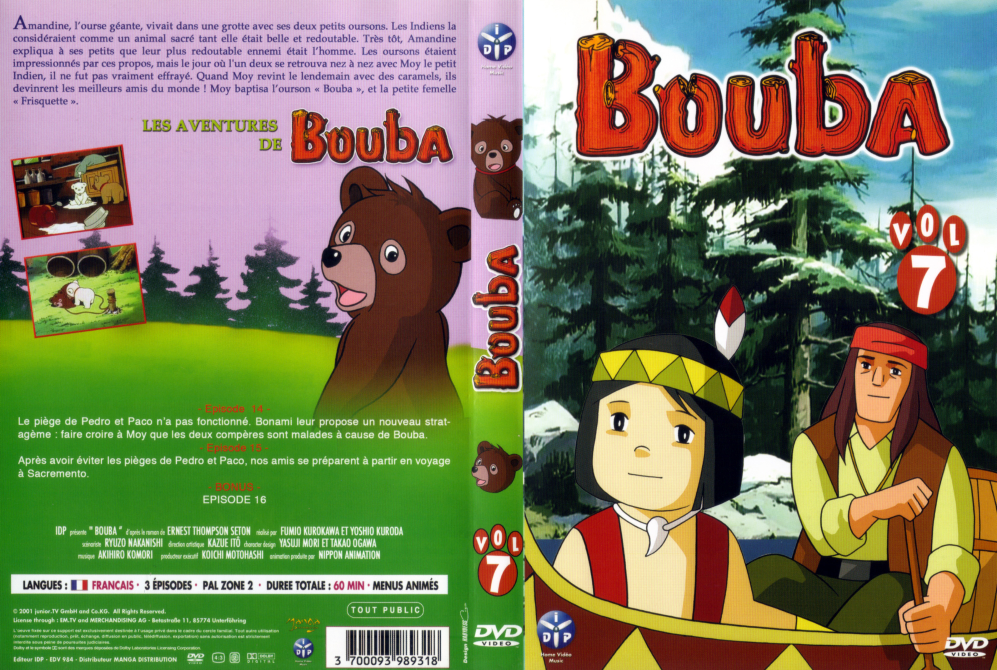 Jaquette DVD Bouba vol 07