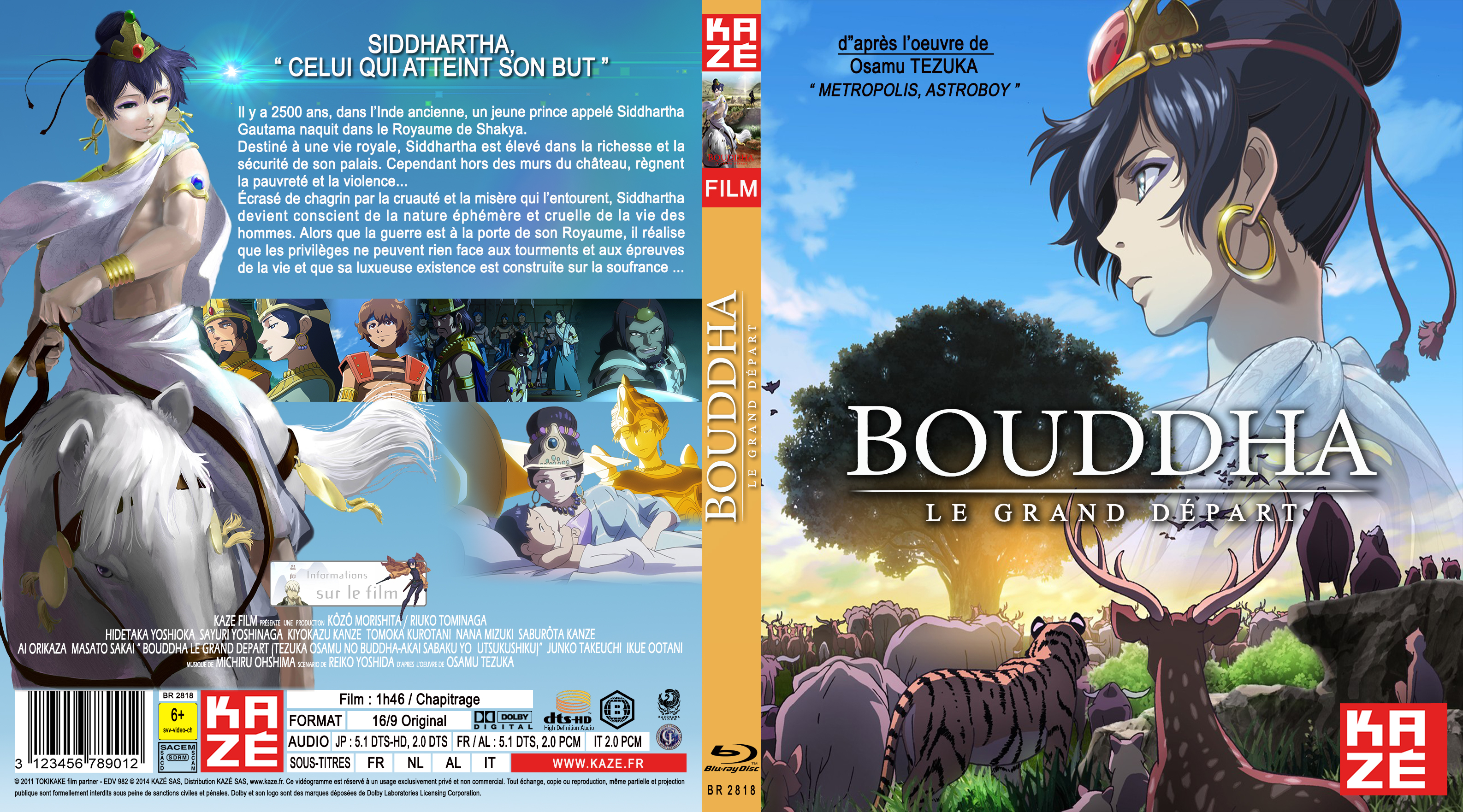 Jaquette DVD Bouddha custom (BLU-RAY)
