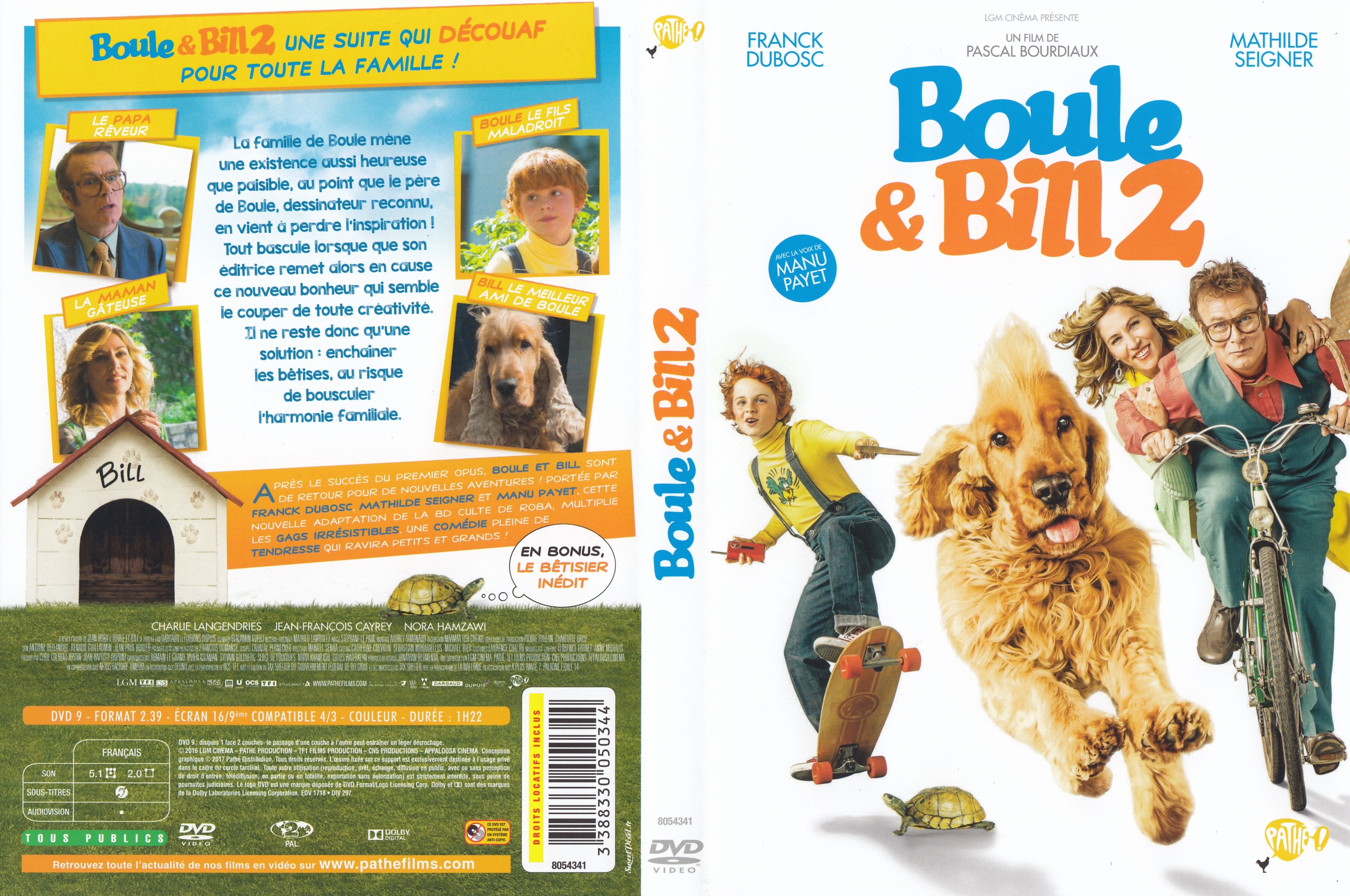 Jaquette DVD Boule & Bill 2