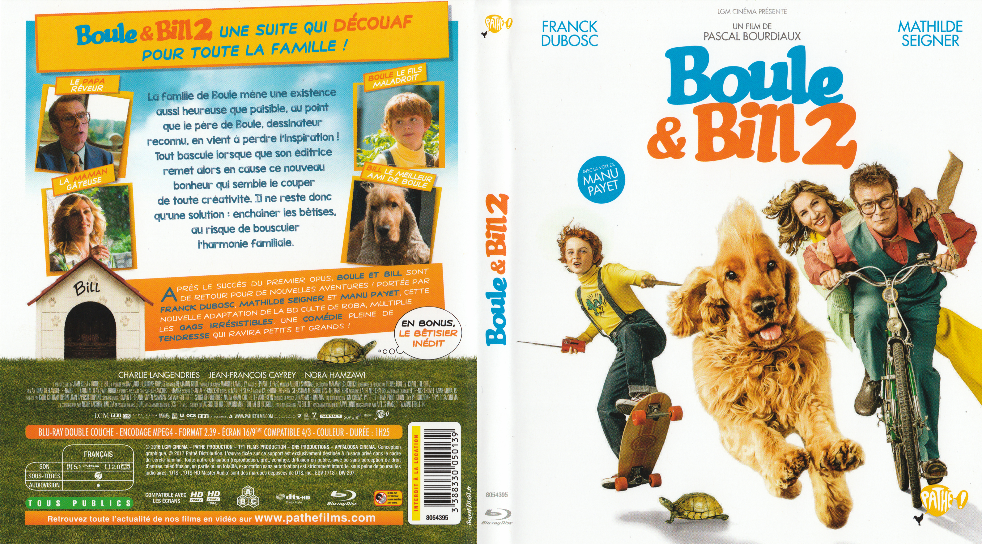 Jaquette DVD Boule & Bill 2 (BLU-RAY)