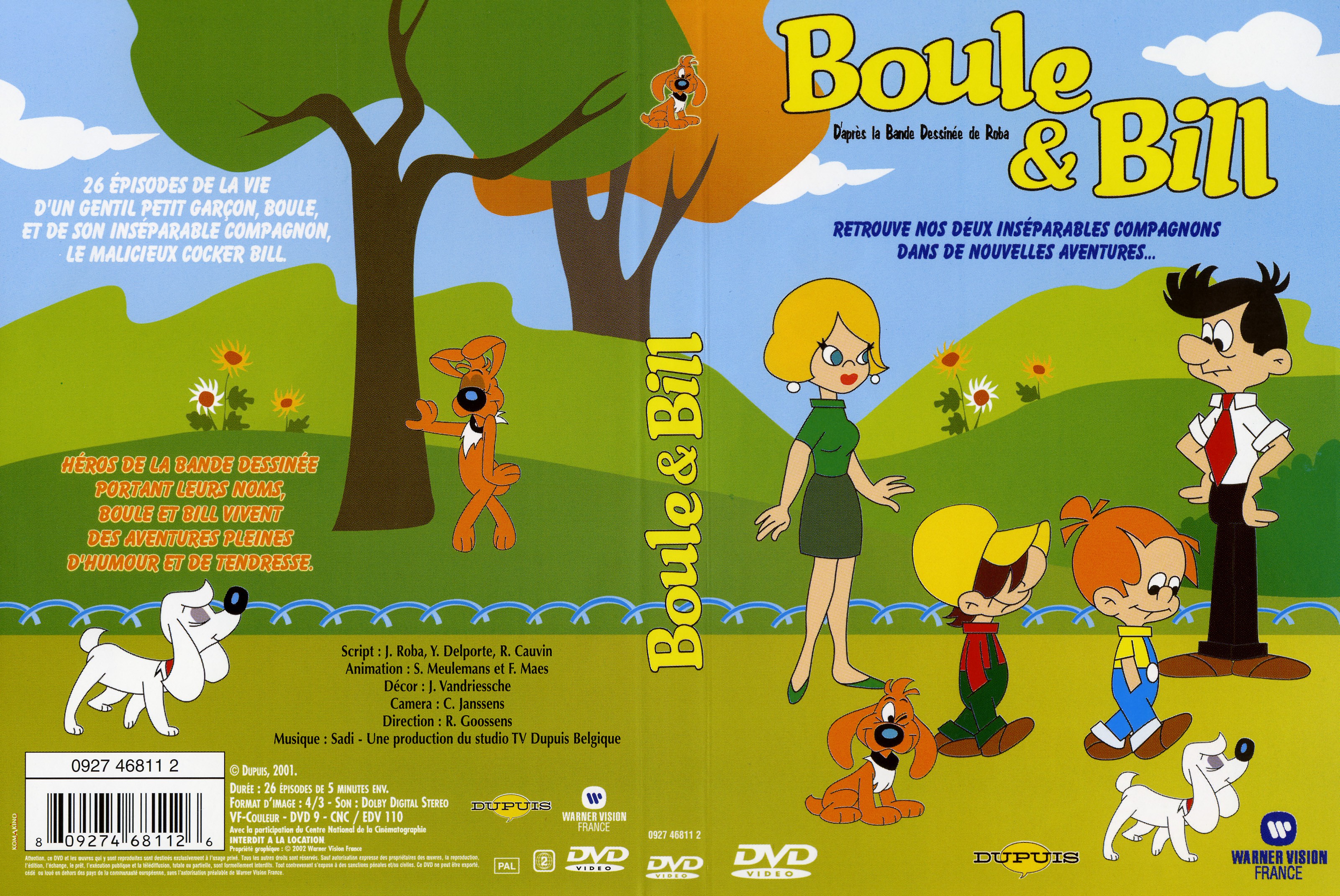 Jaquette DVD Boule et Bill