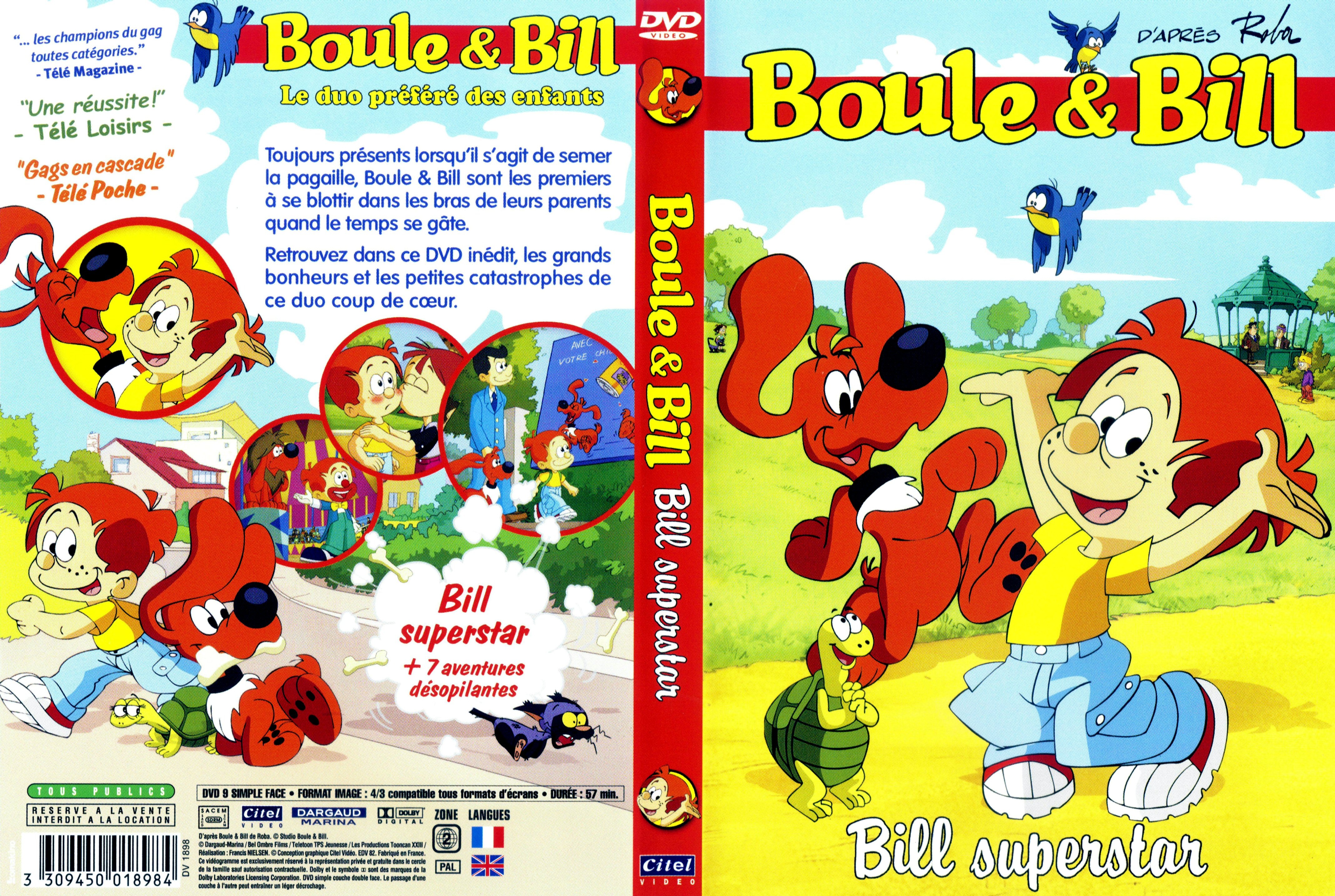 Jaquette DVD Boule et Bill - Bill Superstar