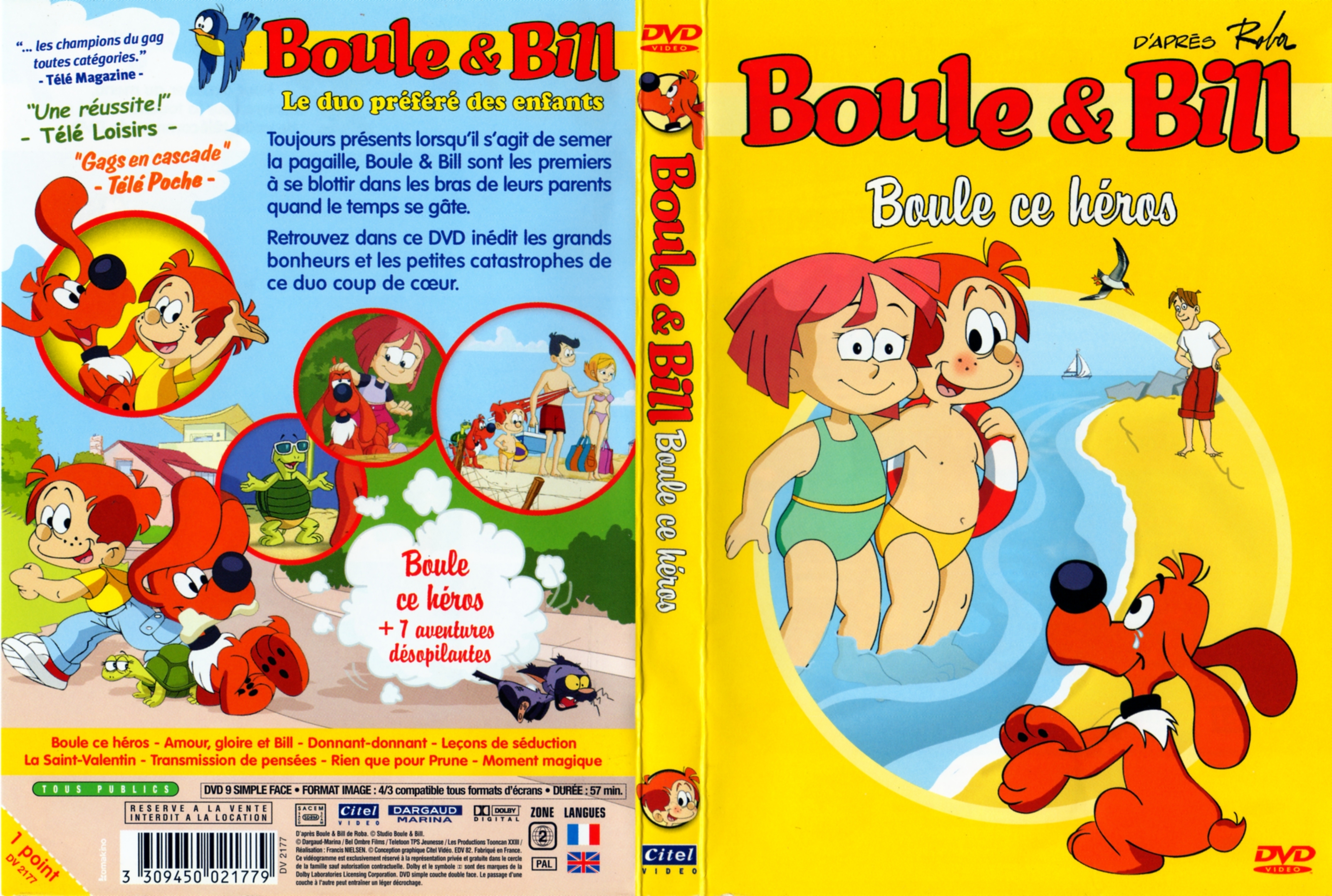 Jaquette DVD Boule et Bill - Boule ce hros