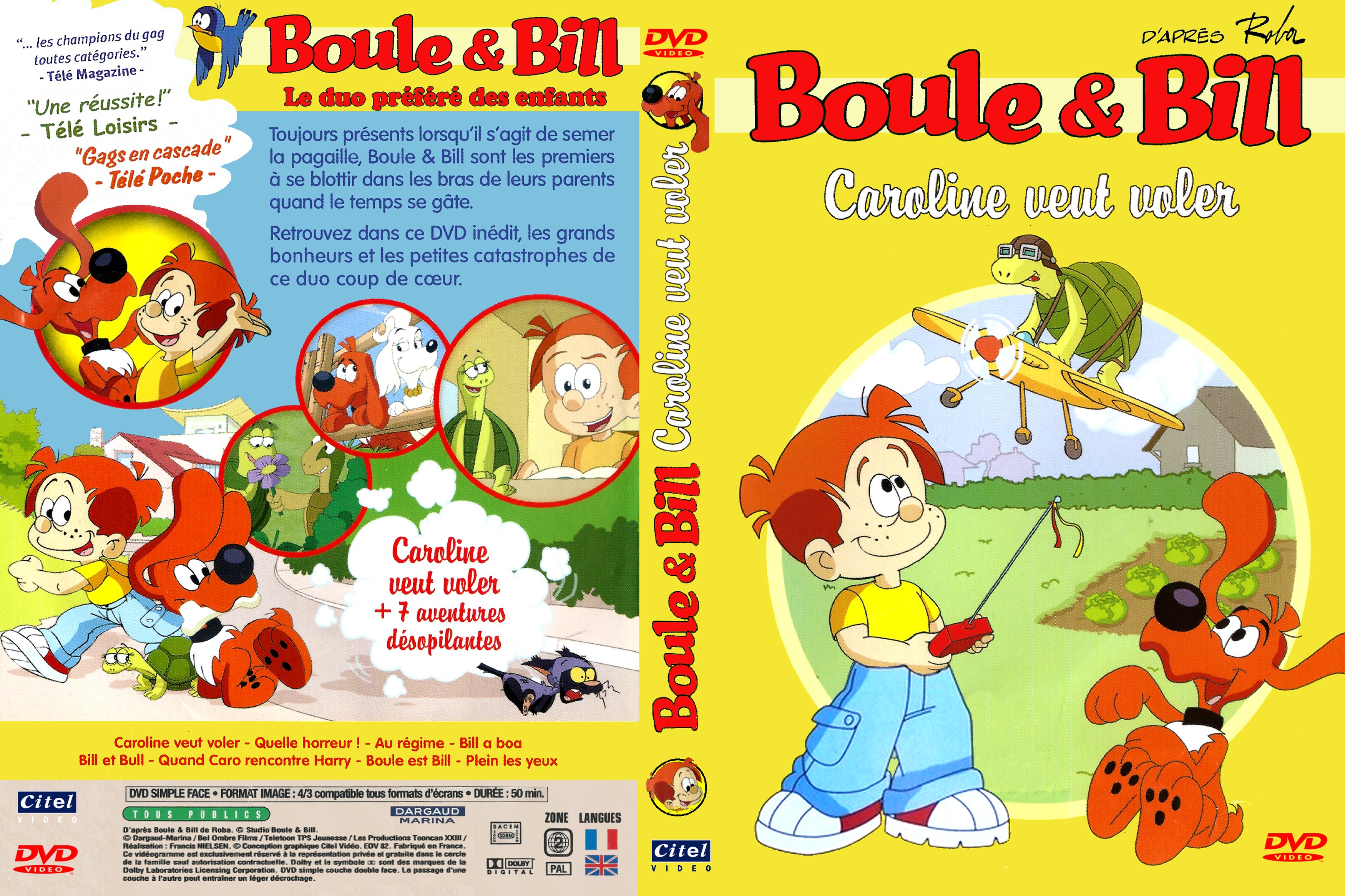 Jaquette DVD Boule et Bill - Caroline veut voler