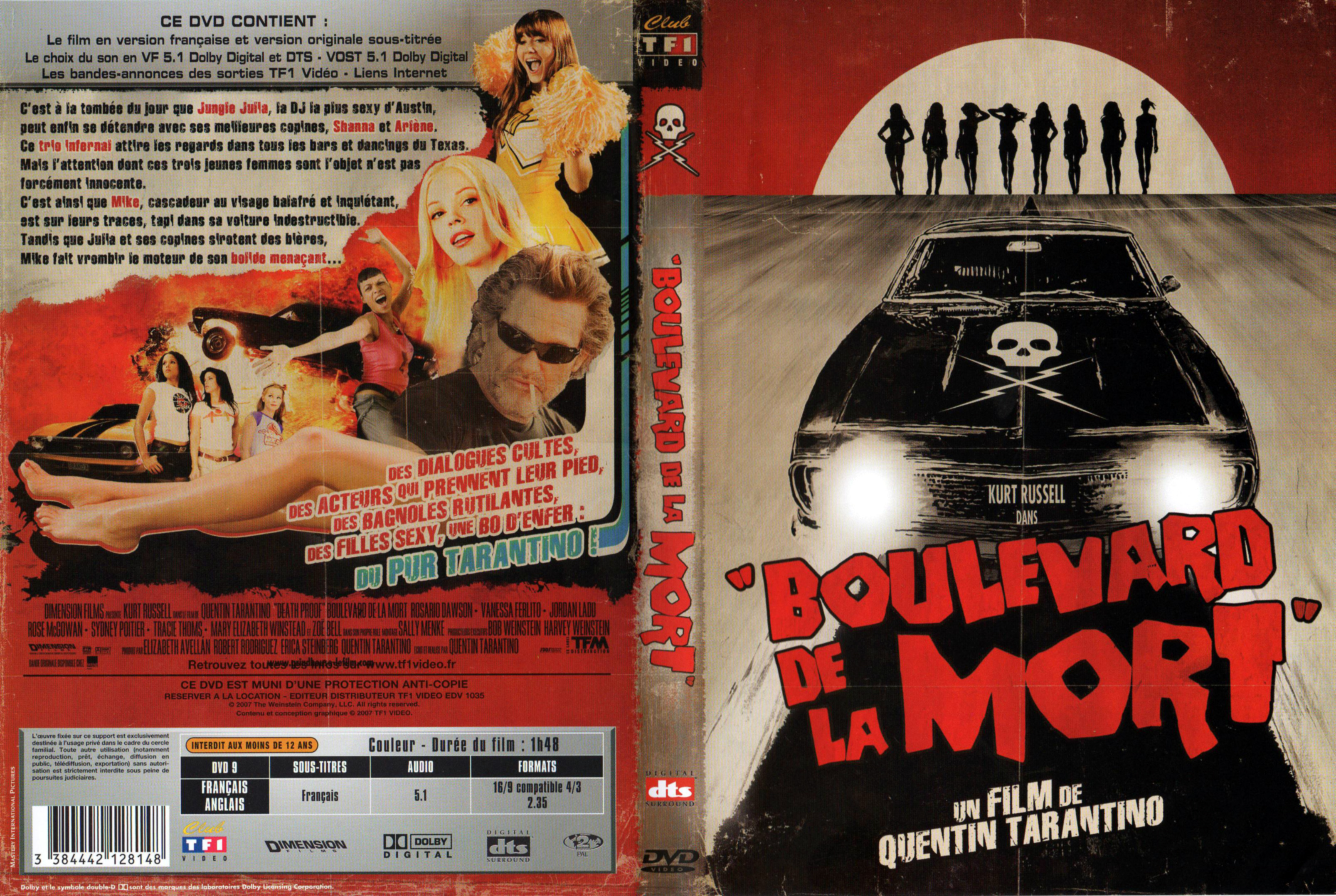 Jaquette DVD Boulevard de la mort