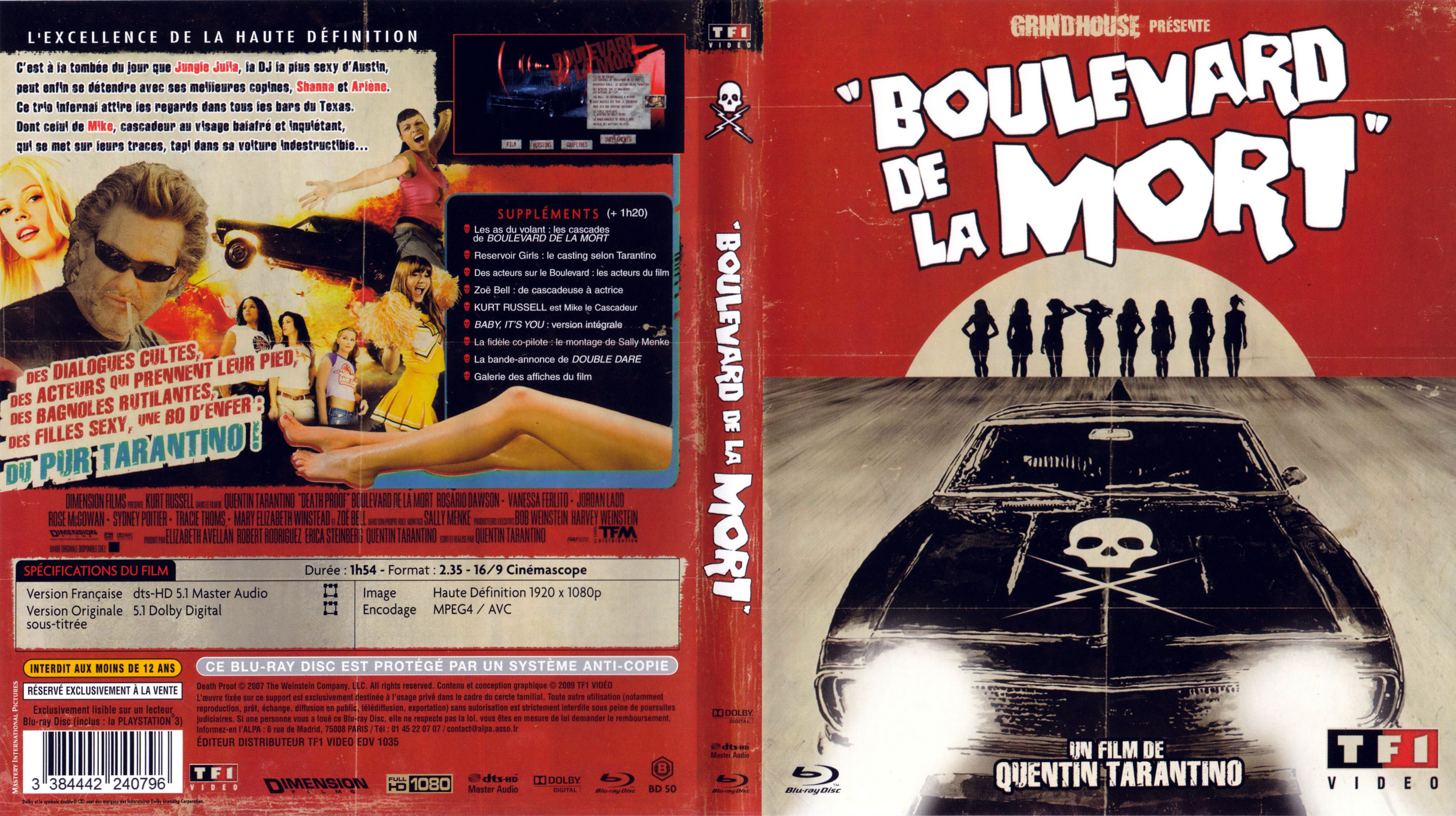 Jaquette DVD Boulevard de la mort (BLU-RAY)
