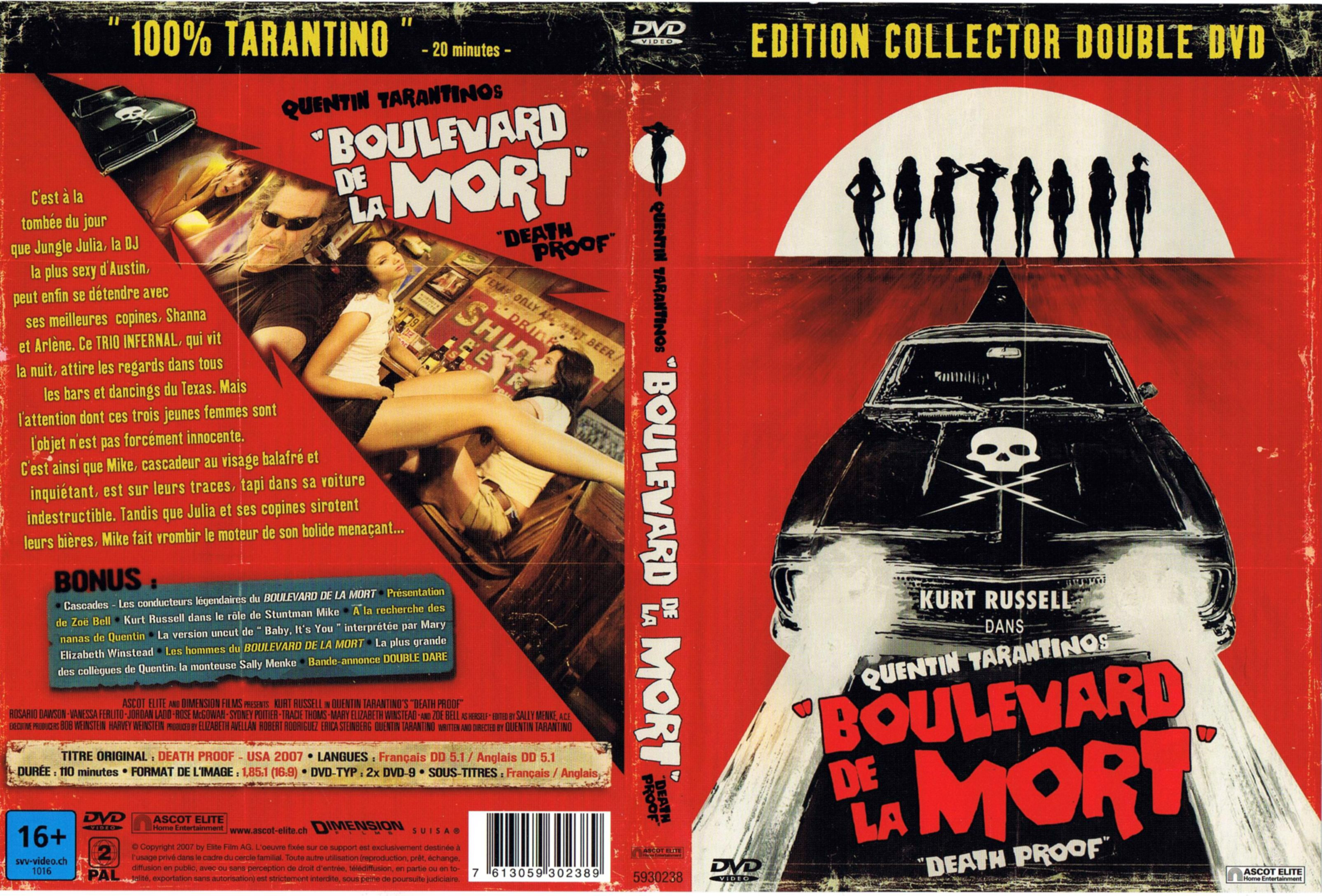 Jaquette DVD Boulevard de la mort v3