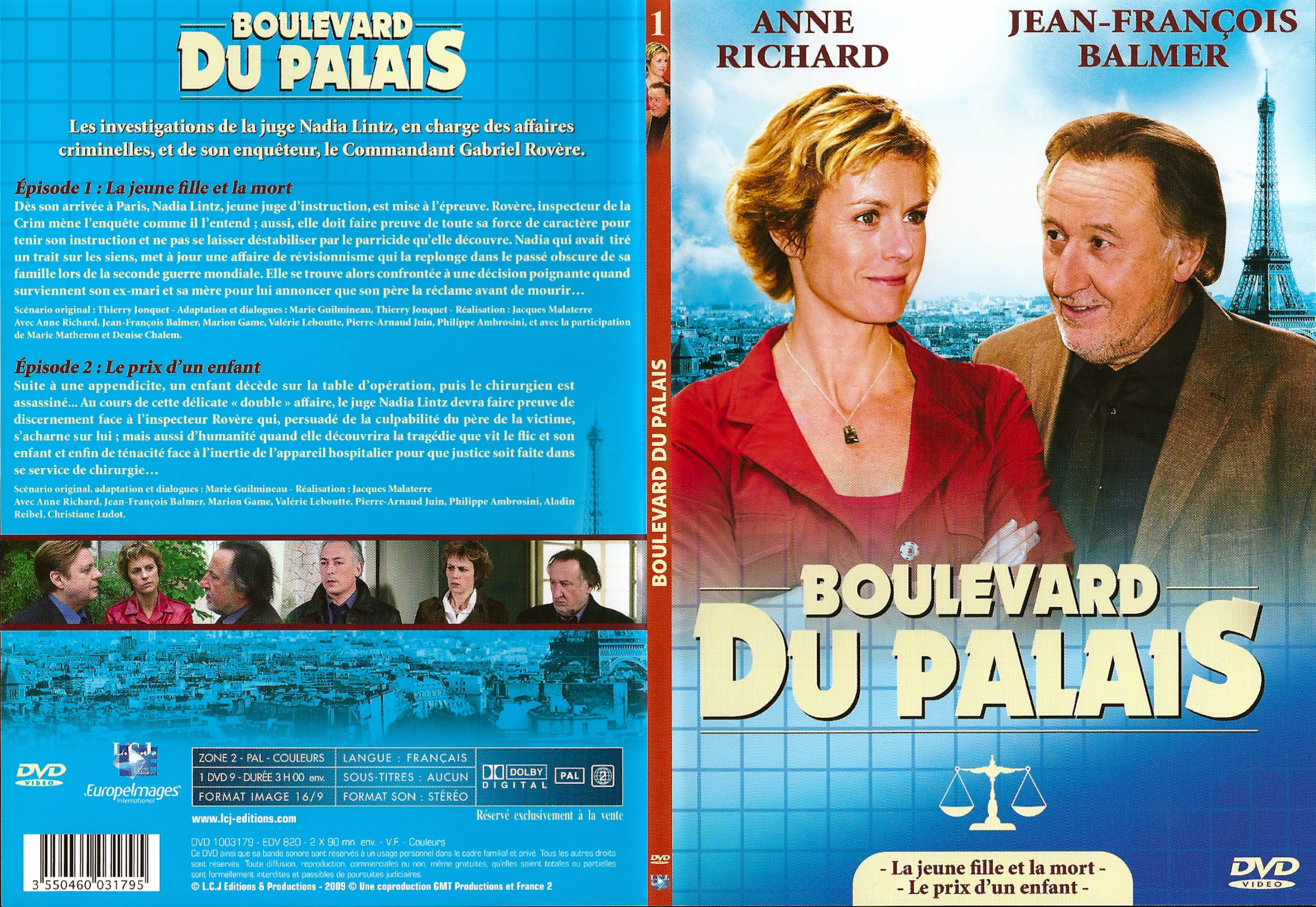 Jaquette DVD Boulevard du palais Saison 1 DVD 1