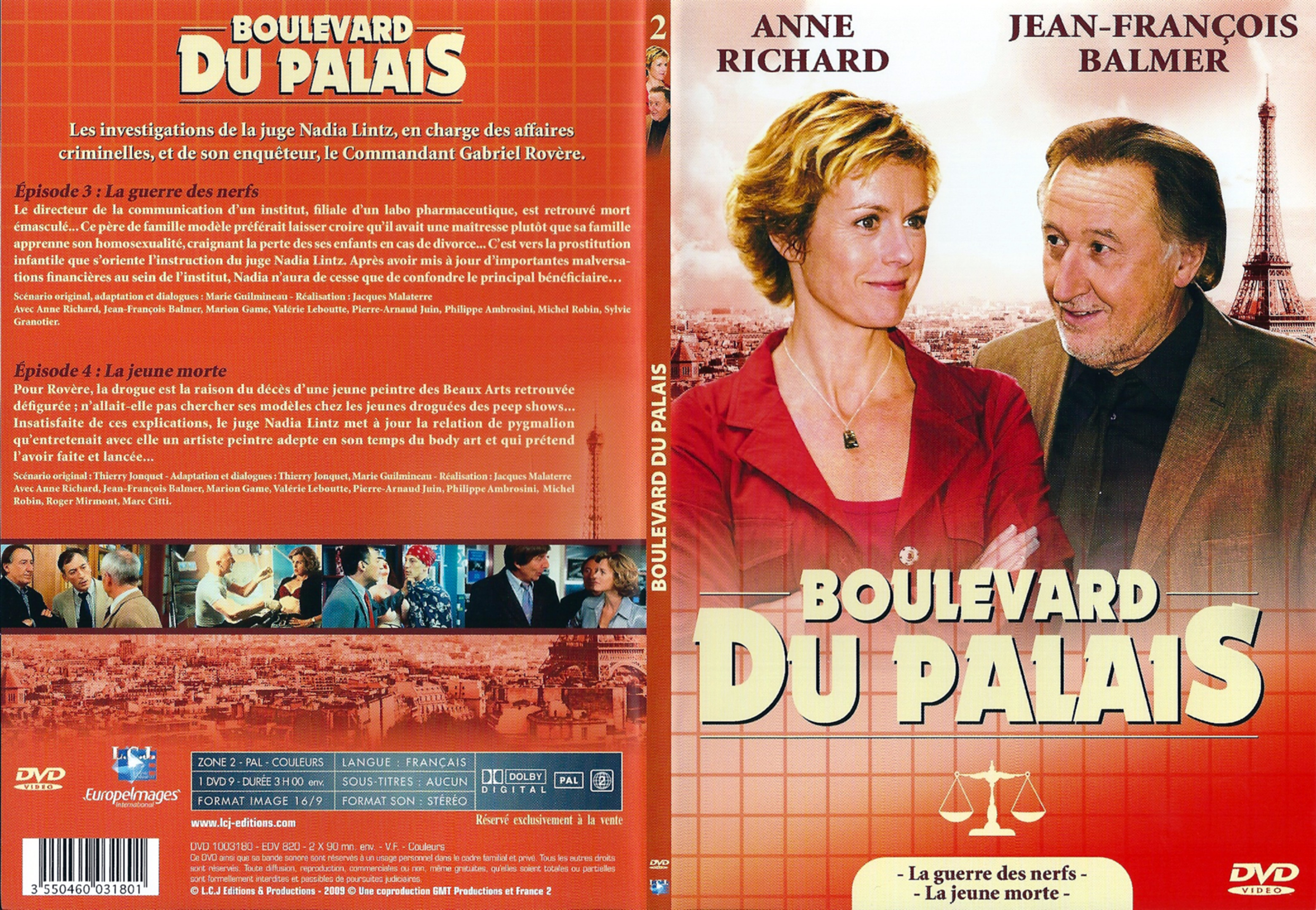 Jaquette DVD Boulevard du palais Saison 1 DVD 2