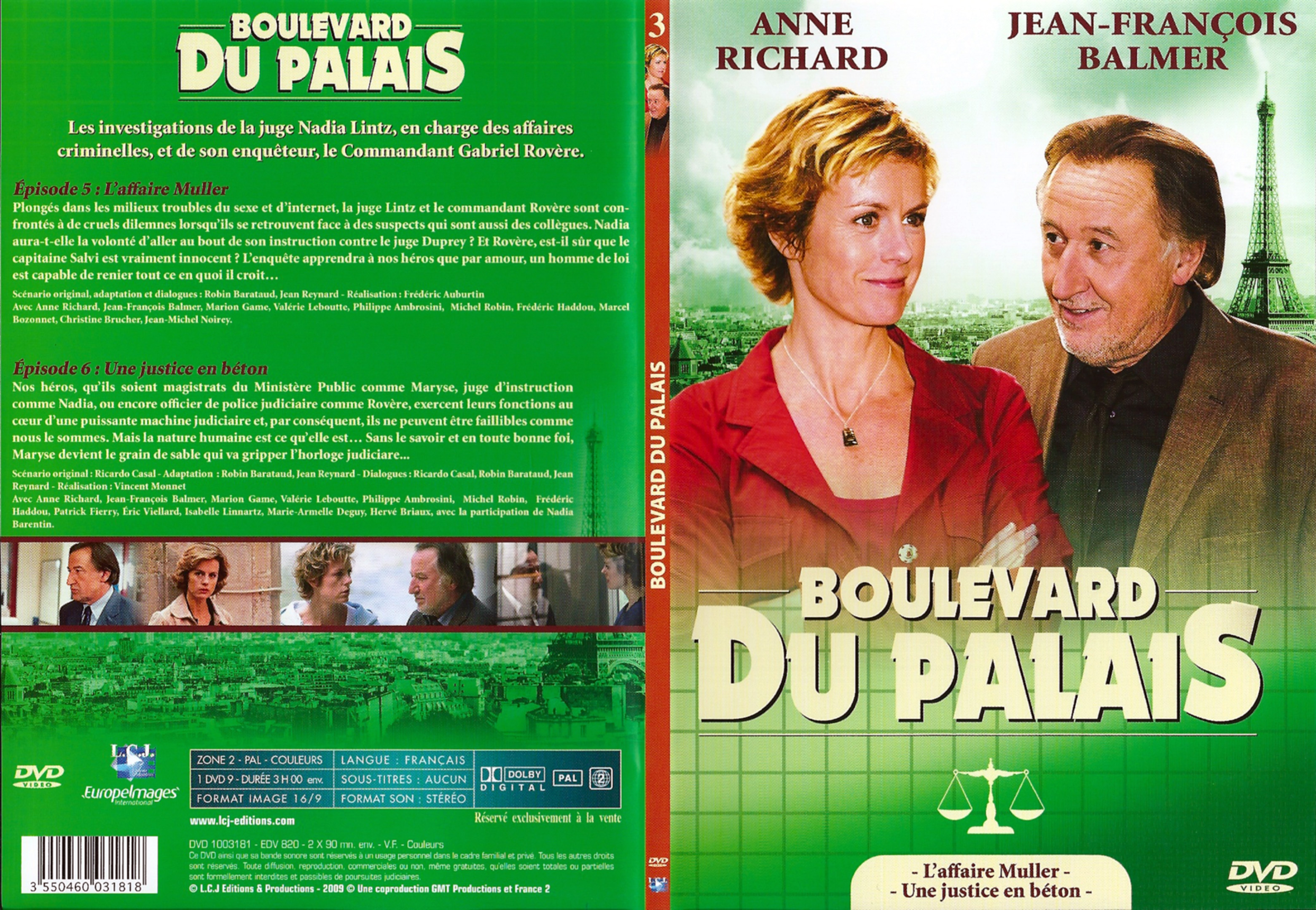 Jaquette DVD Boulevard du palais Saison 1 DVD 3