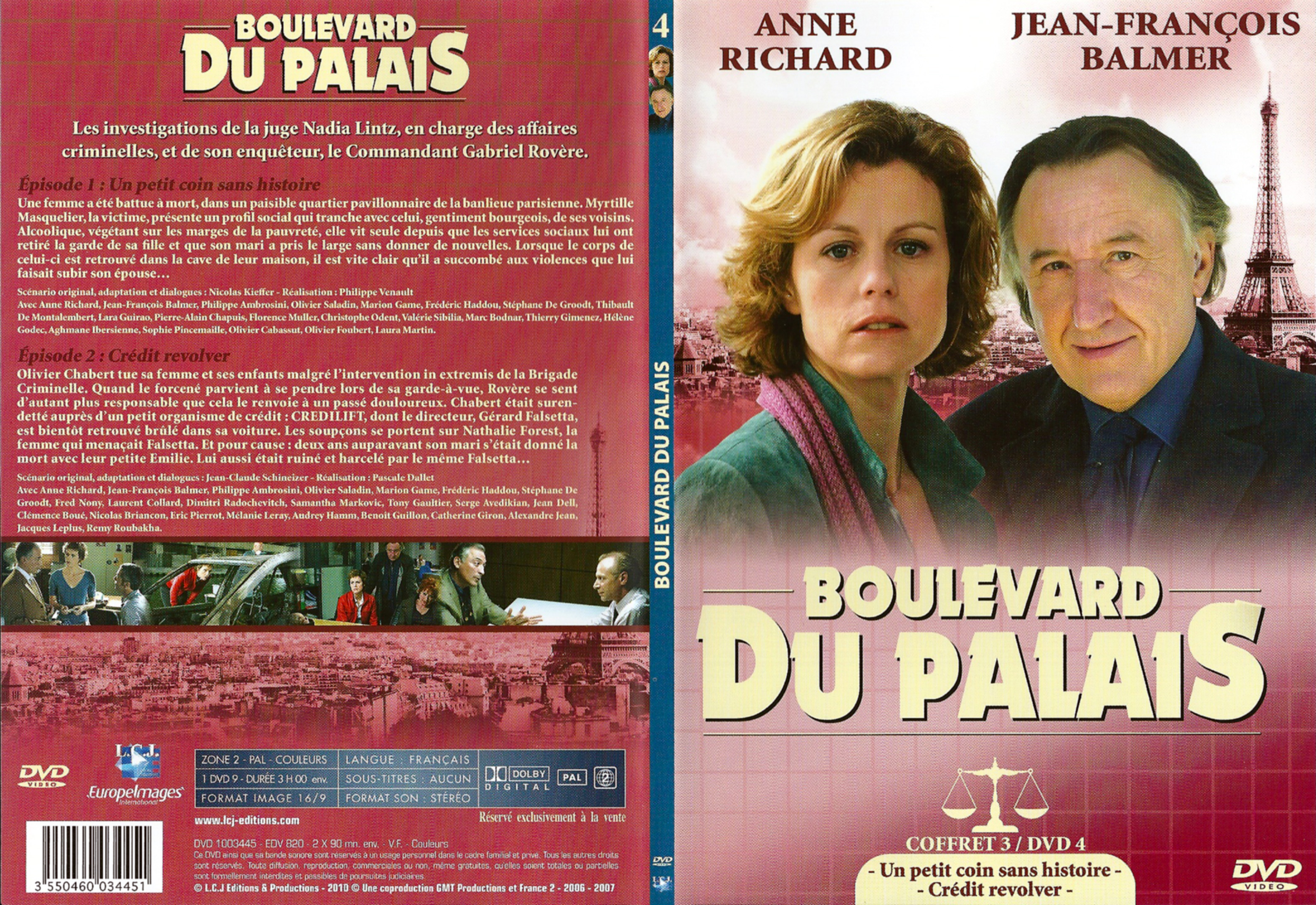 Jaquette DVD Boulevard du palais Saison 3 DVD 4