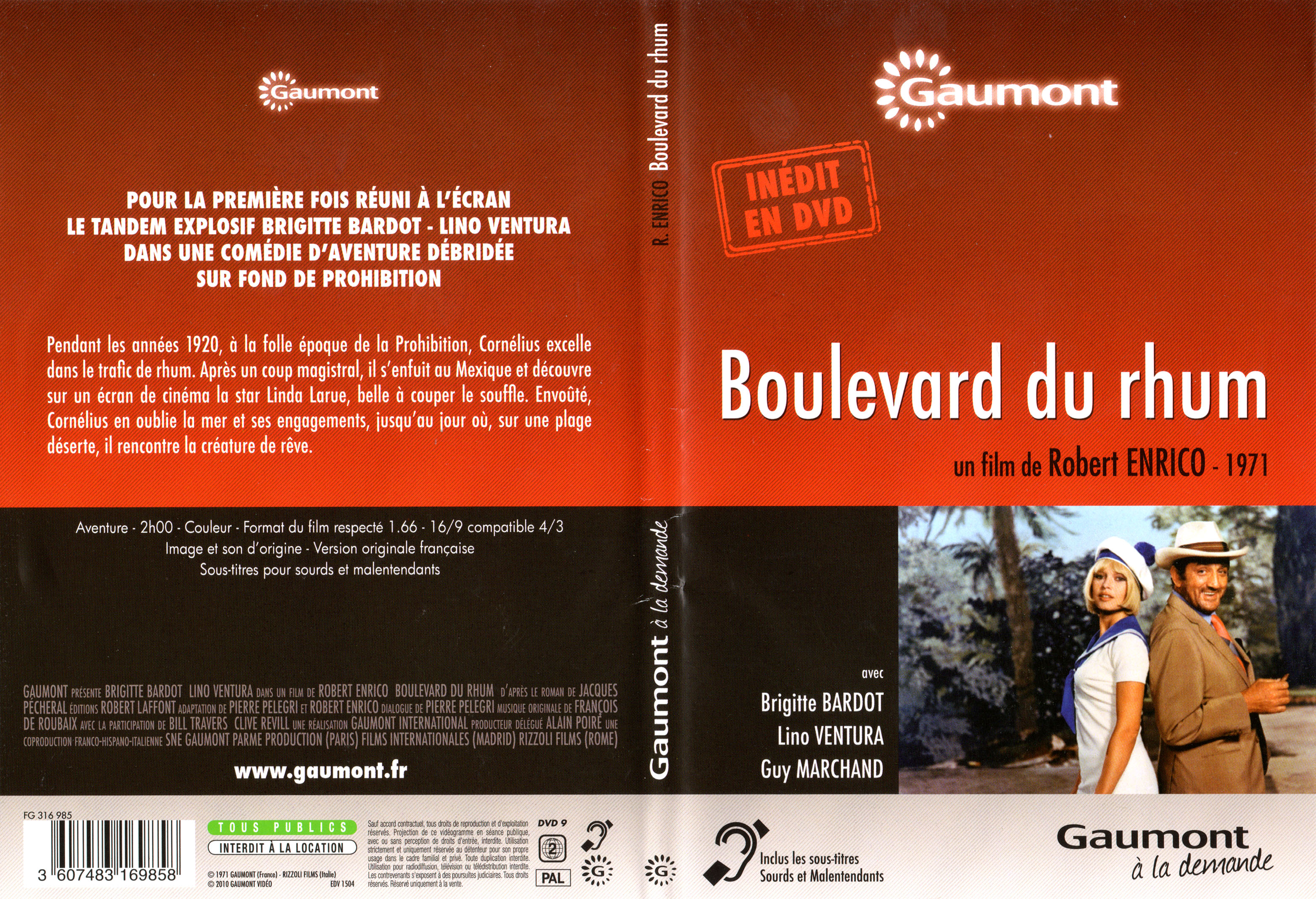 Jaquette DVD Boulevard du rhum v2