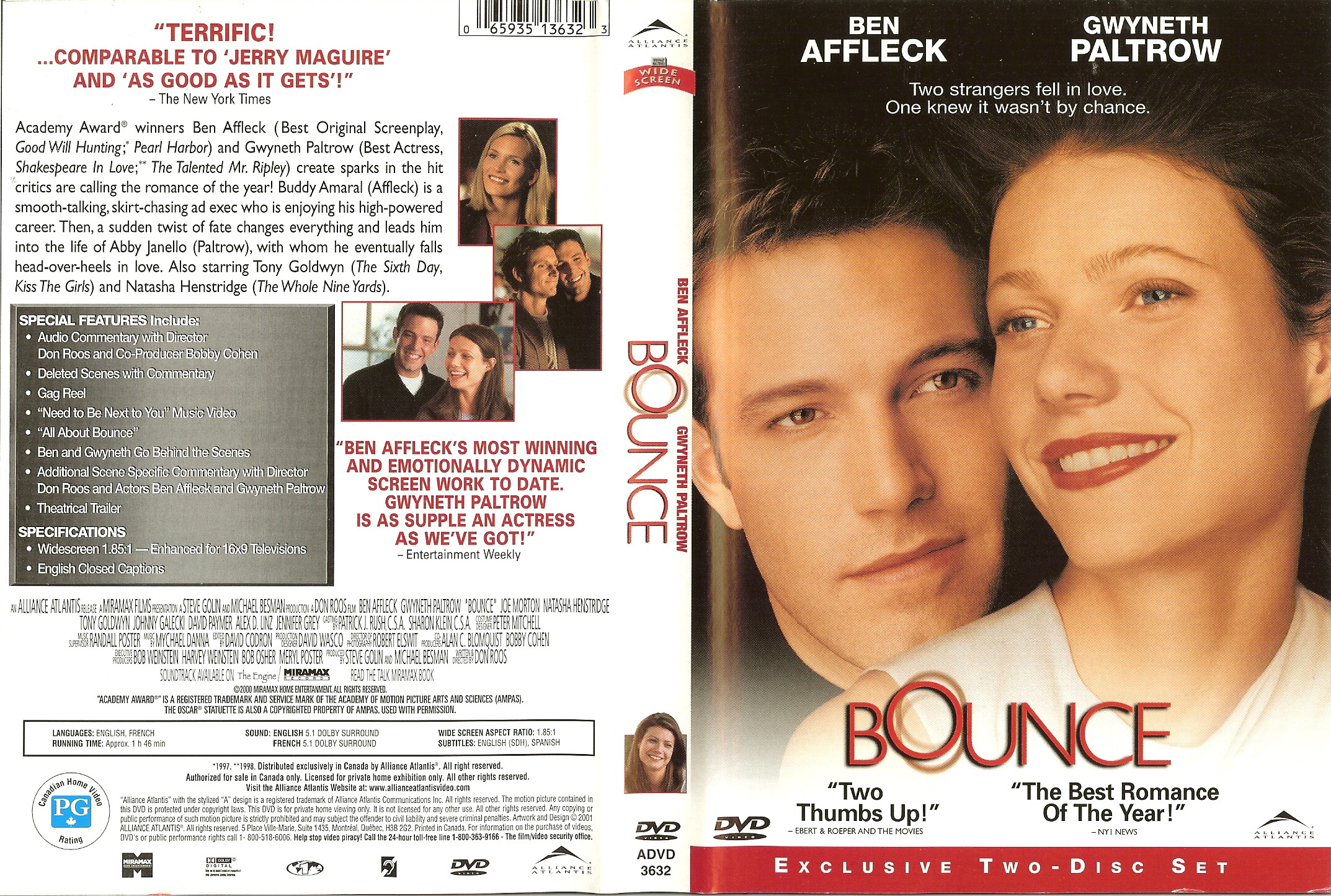 Jaquette DVD Bounce Zone 1