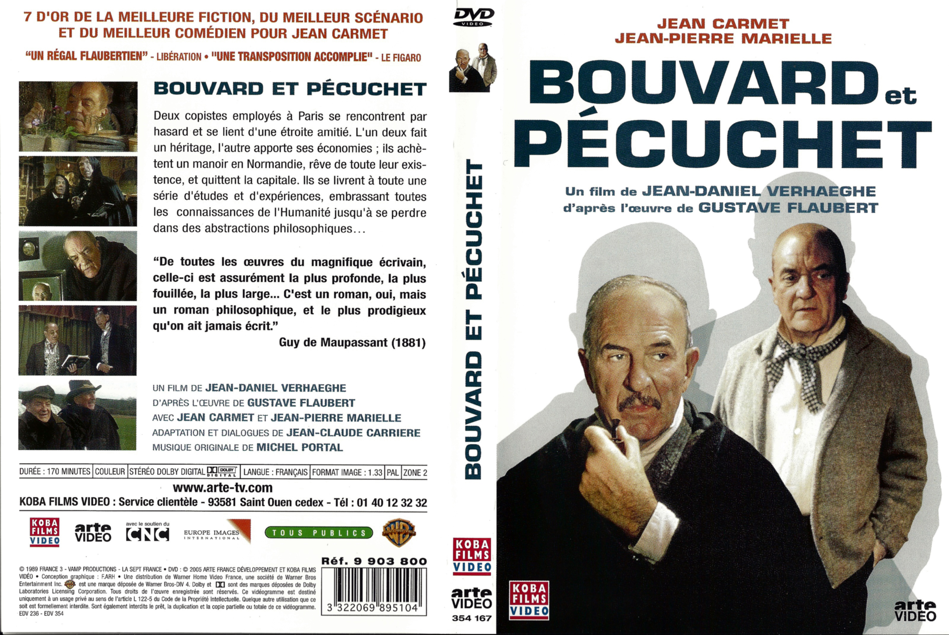 Jaquette DVD Bouvard et Pecuchet