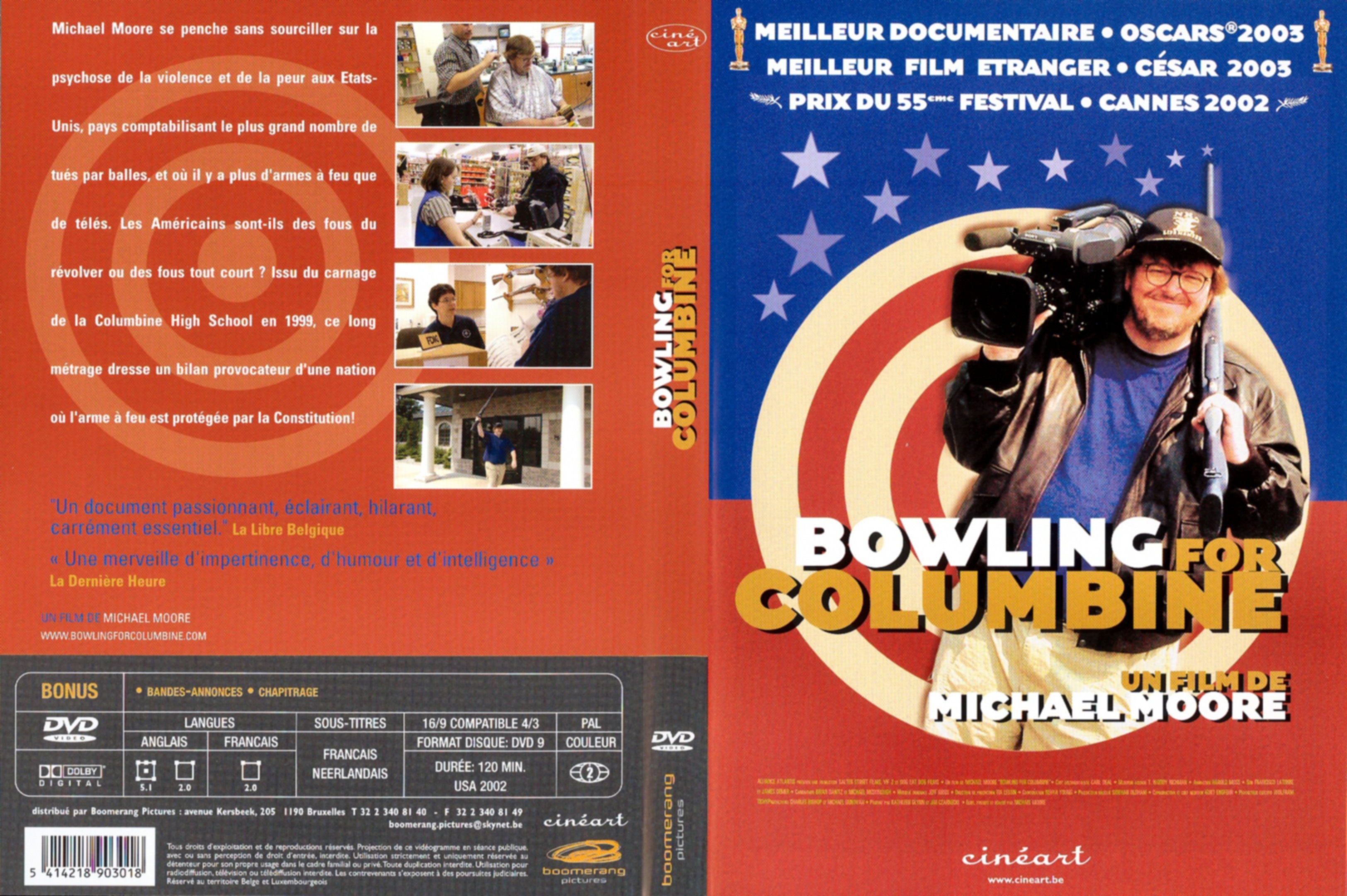 Jaquette DVD Bowling for Columbine
