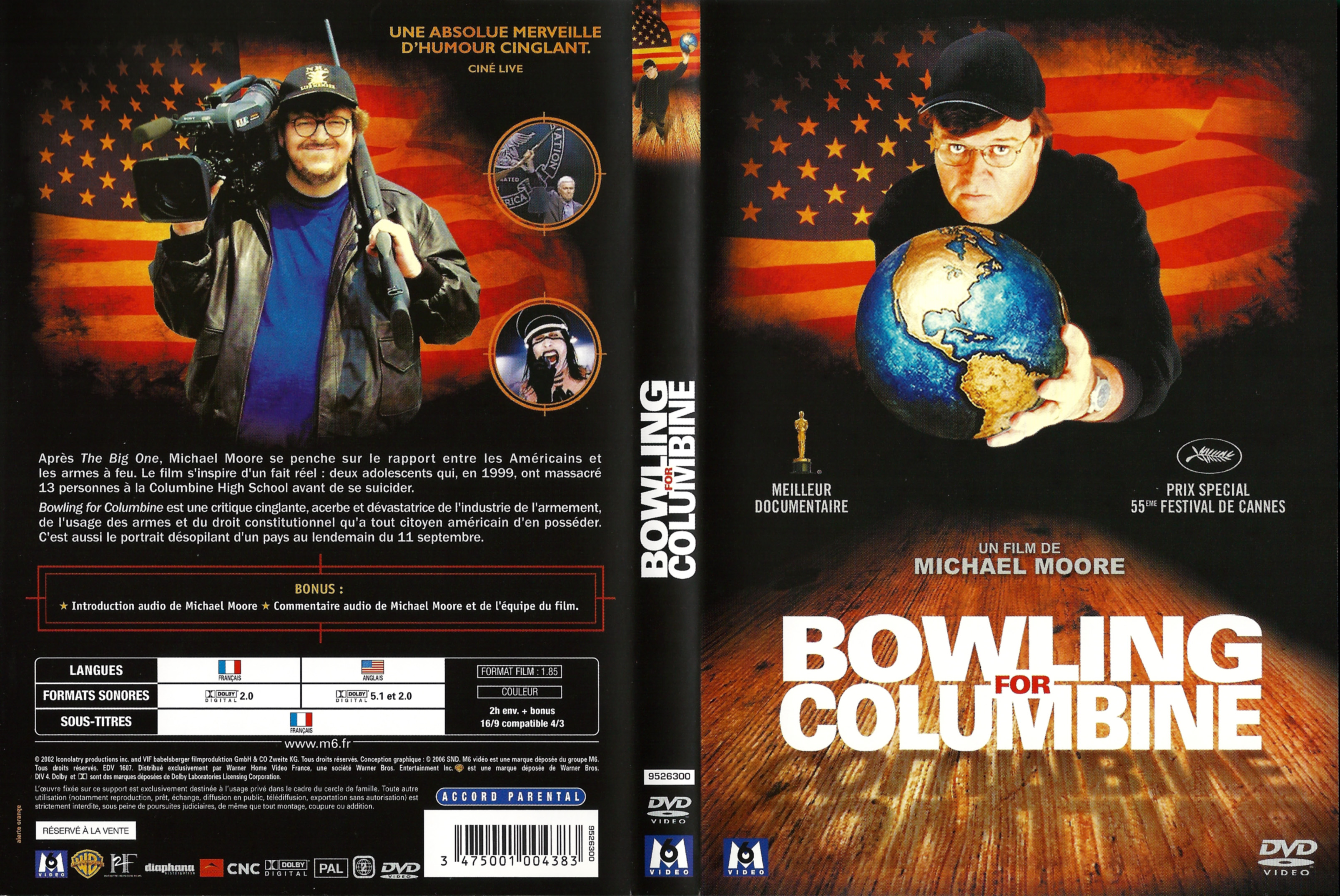 Jaquette DVD Bowling for Columbine v3