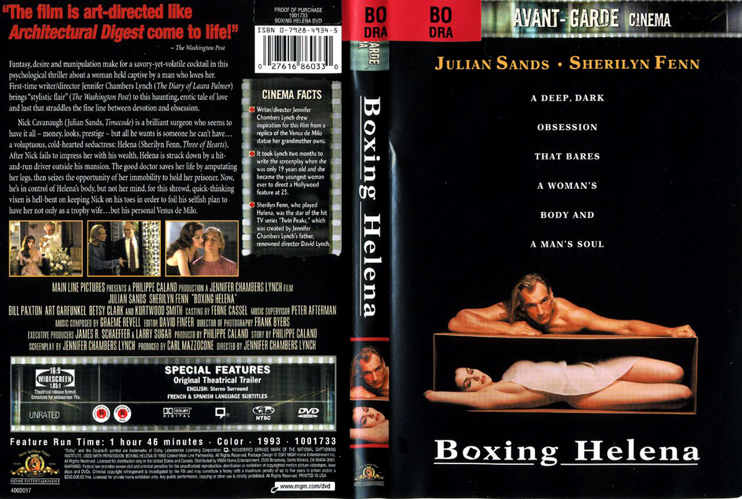 Jaquette DVD Boxing Helena Zone 1
