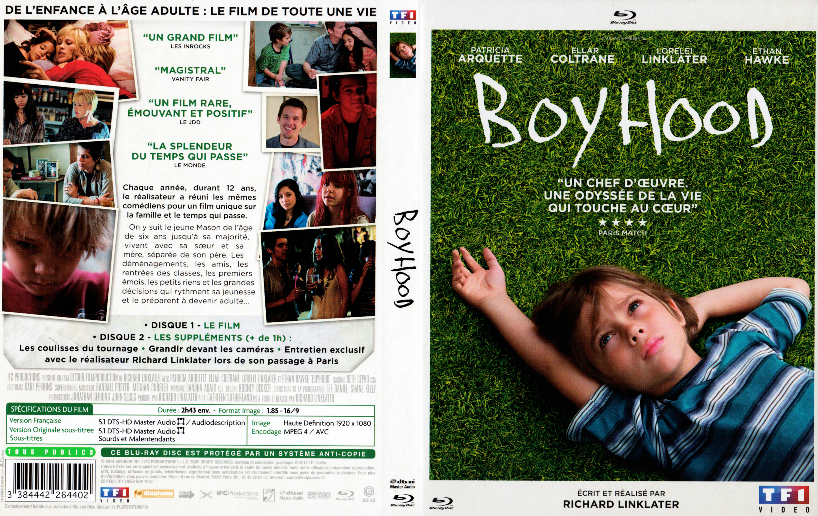 Jaquette DVD Boyhood (BLU-RAY)