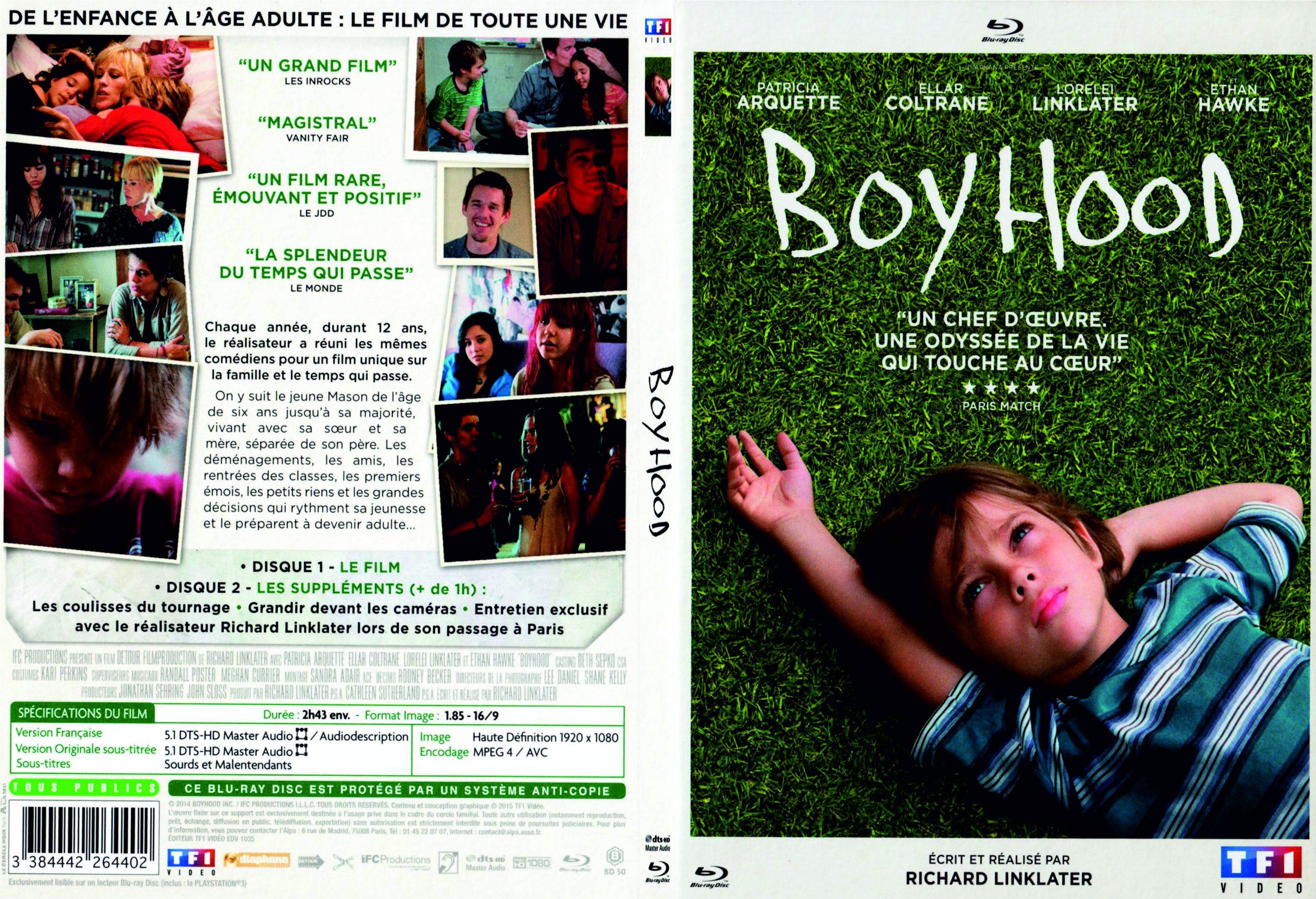 Jaquette DVD Boyhood - SLIM