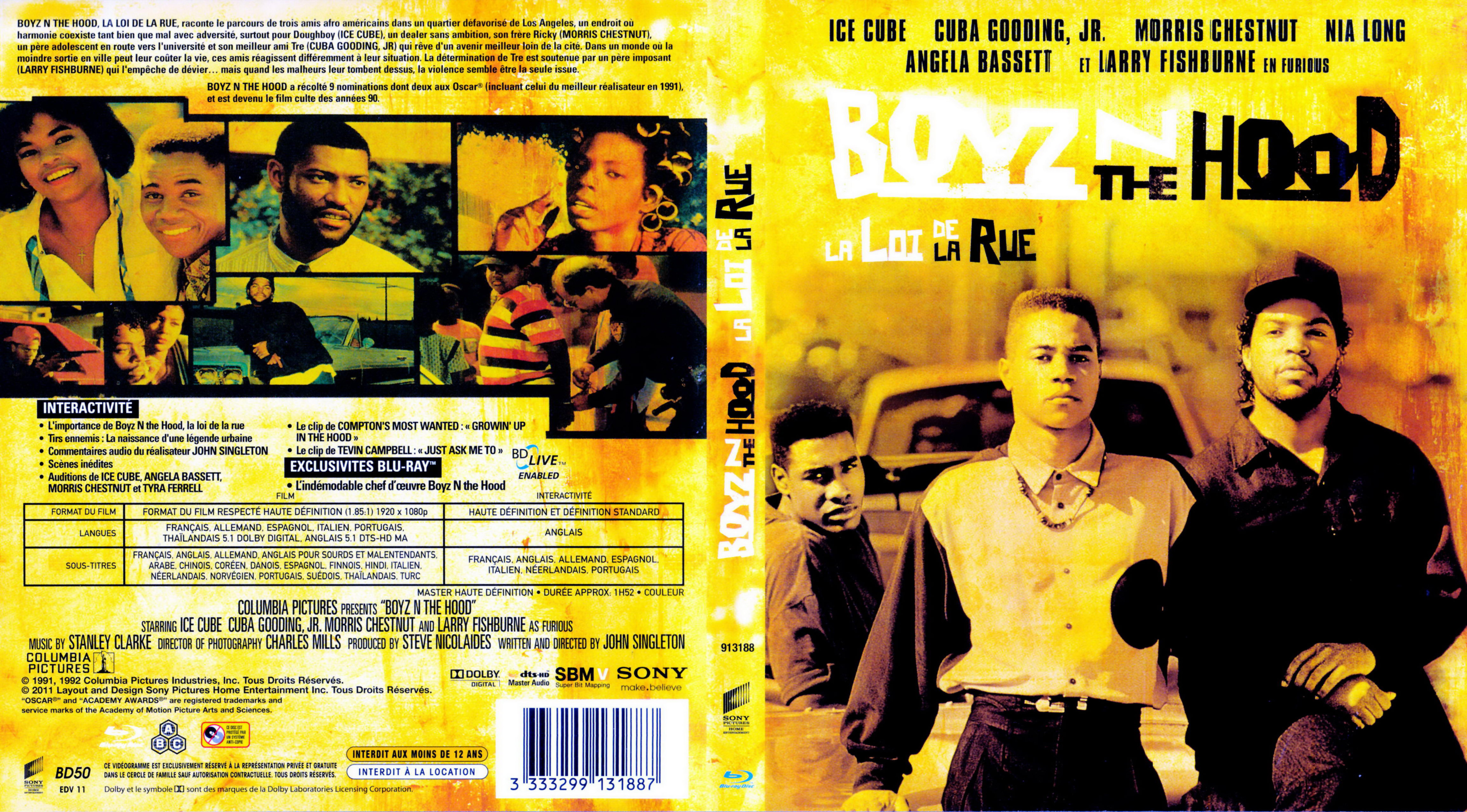 Jaquette DVD Boyz n the hood (BLU-RAY)